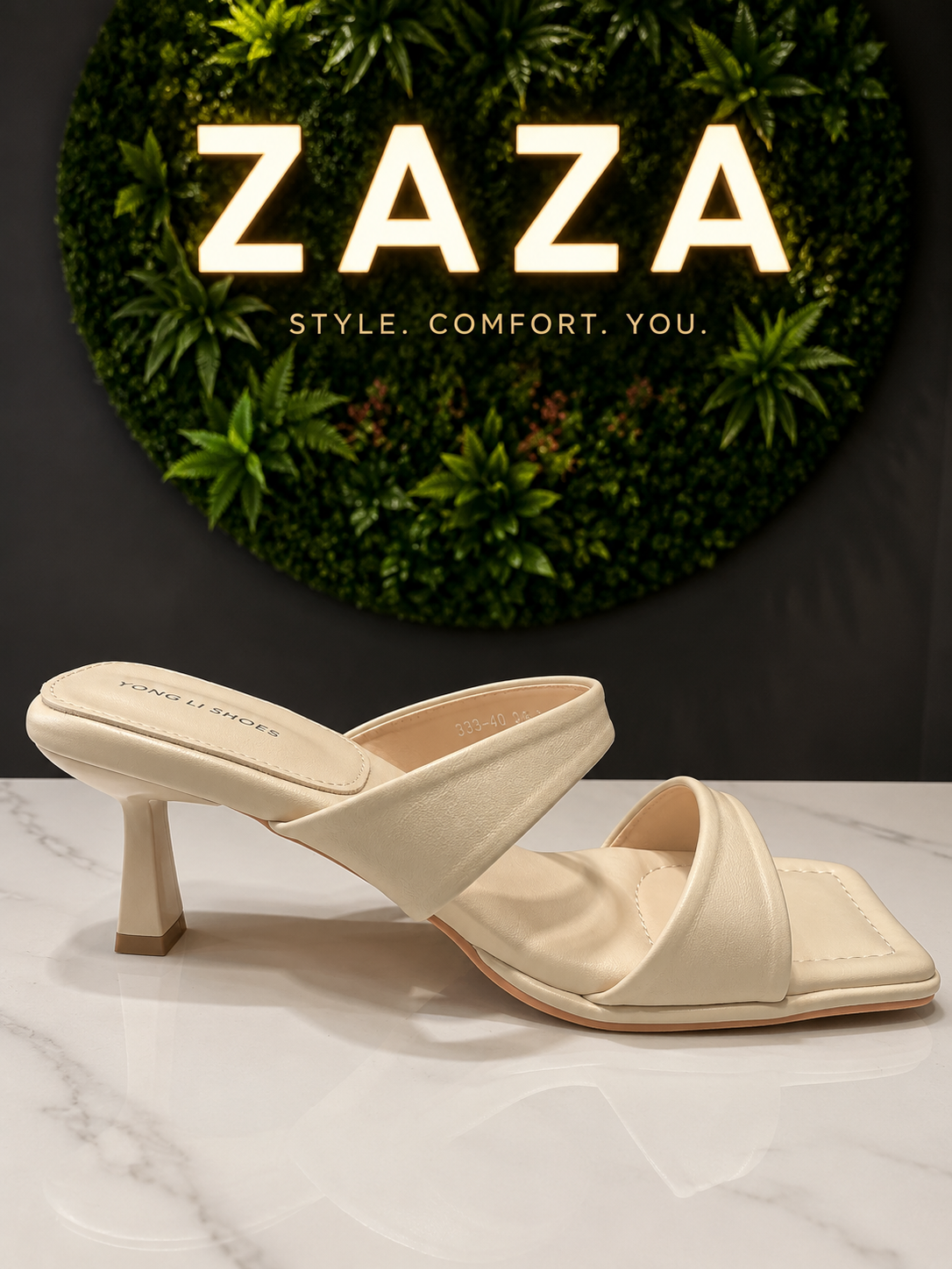 ZAZA Vivienne – Elegant Cross Strap Heels