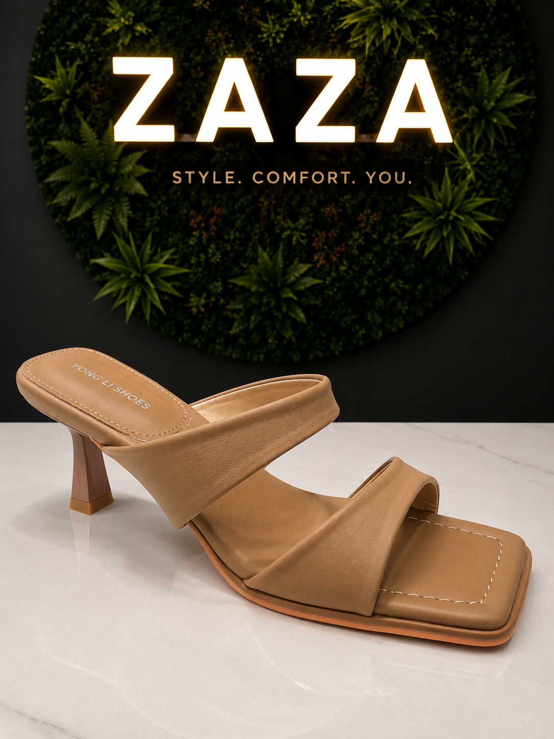 ZAZA Vivienne – Elegant Cross Strap Heels