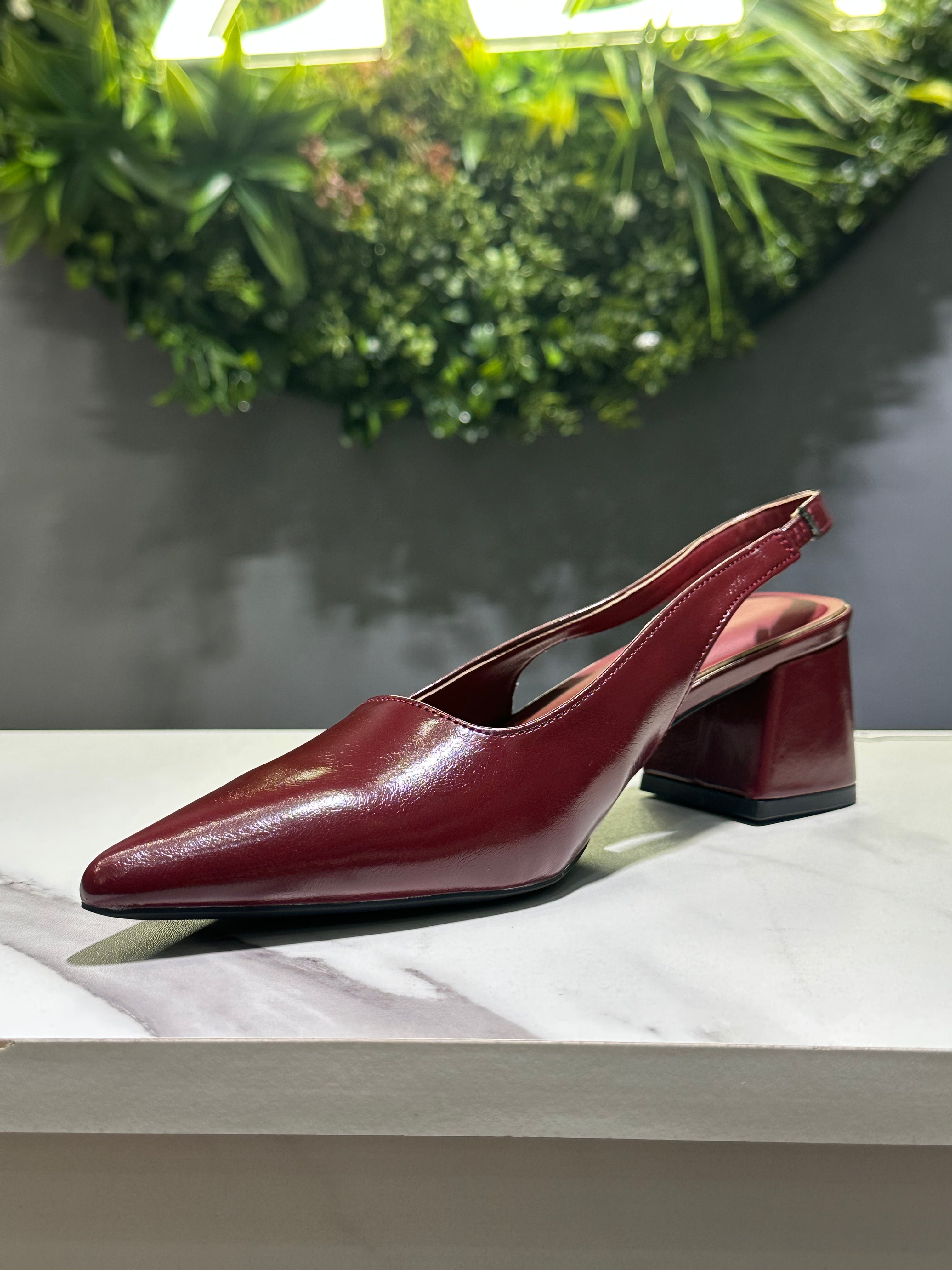 ZAZA Milano – Slingback Block Heel Pumps