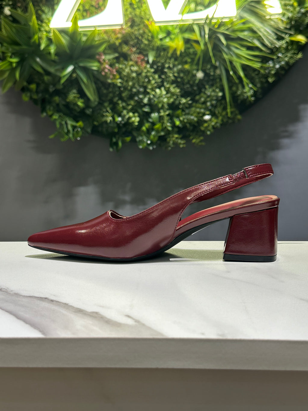 ZAZA Milano – Slingback Block Heel Pumps