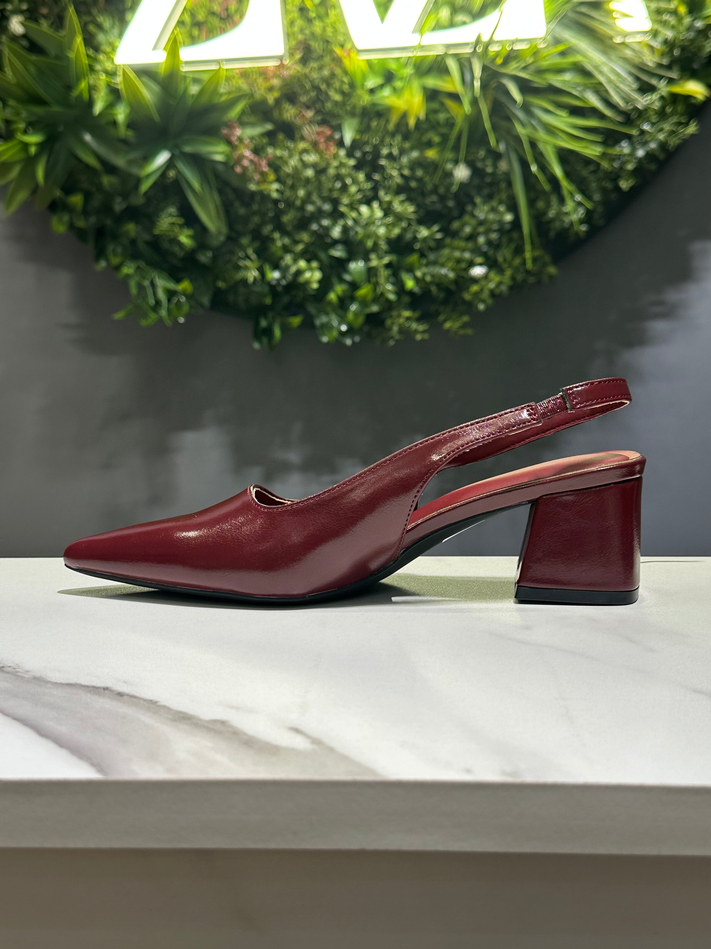 ZAZA Milano – Slingback Block Heel Pumps