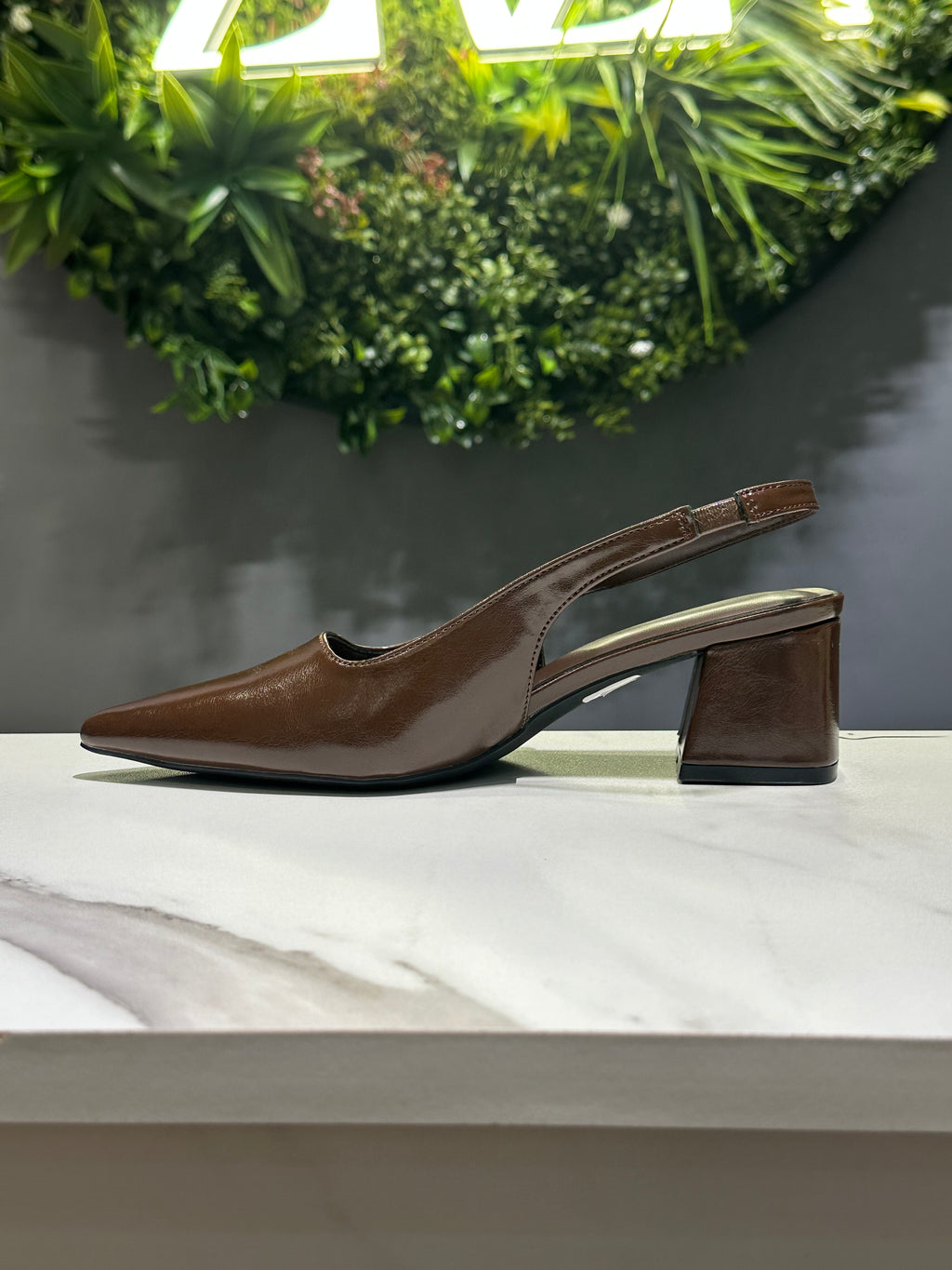 ZAZA Milano – Slingback Block Heel Pumps