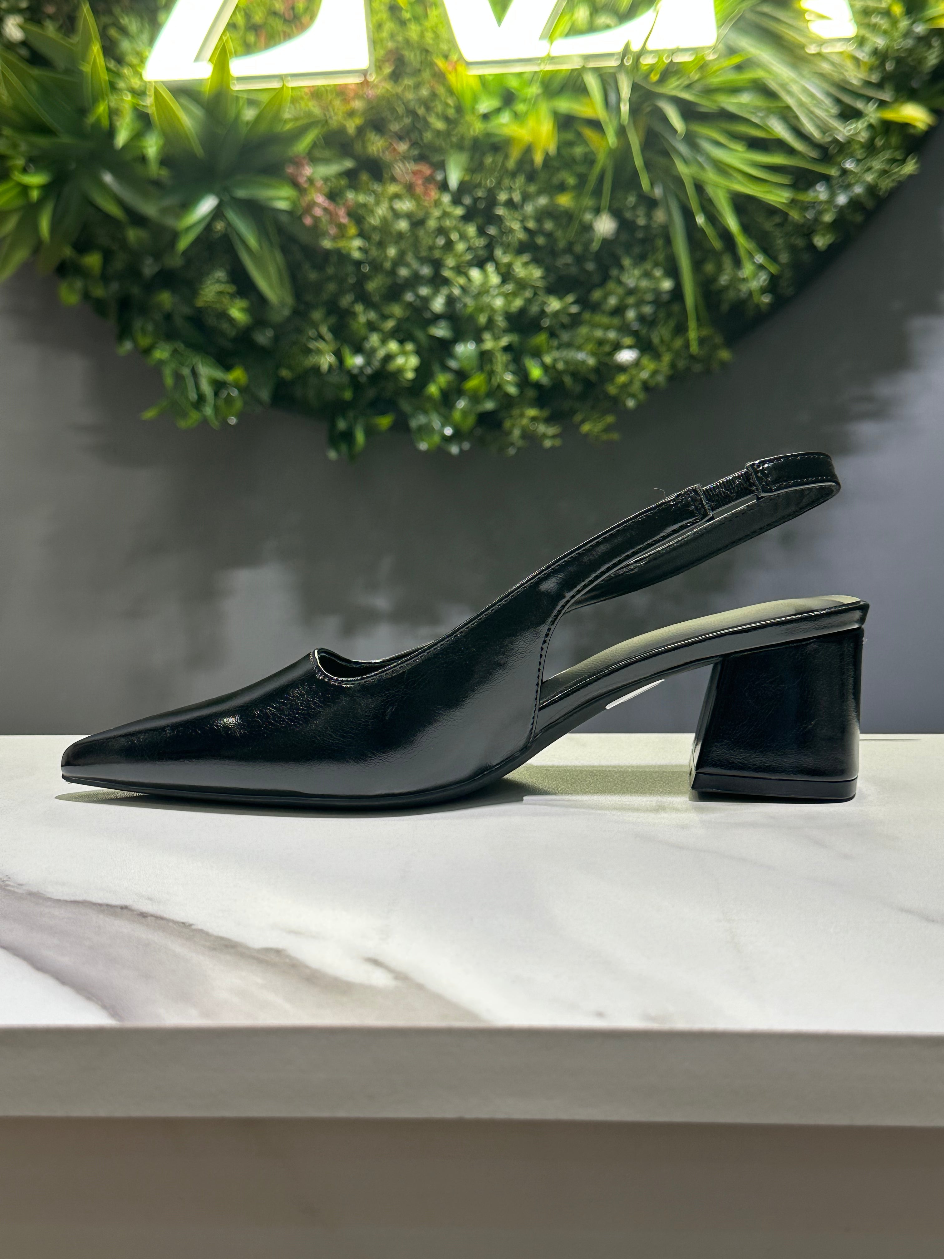 ZAZA Milano – Slingback Block Heel Pumps