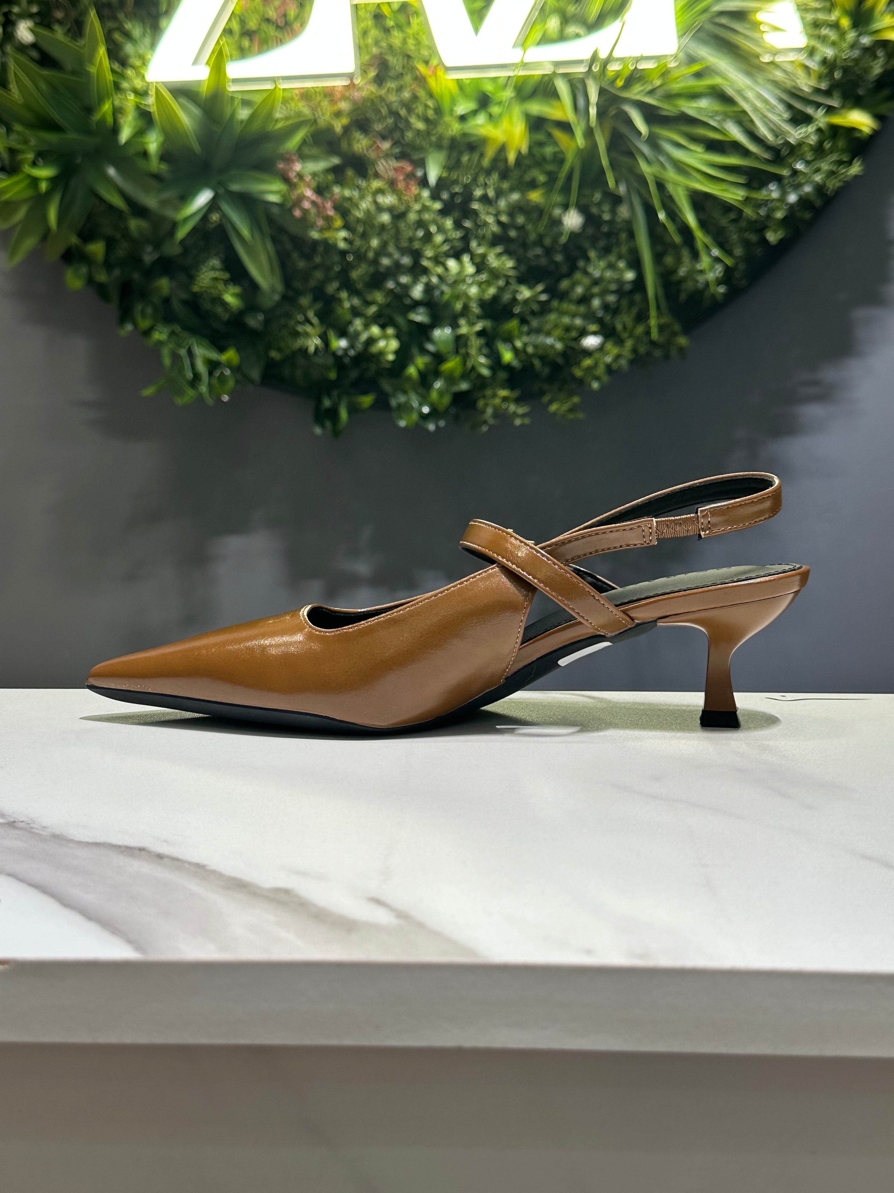 ZAZA Isabella – Double Strap Slingback Heels