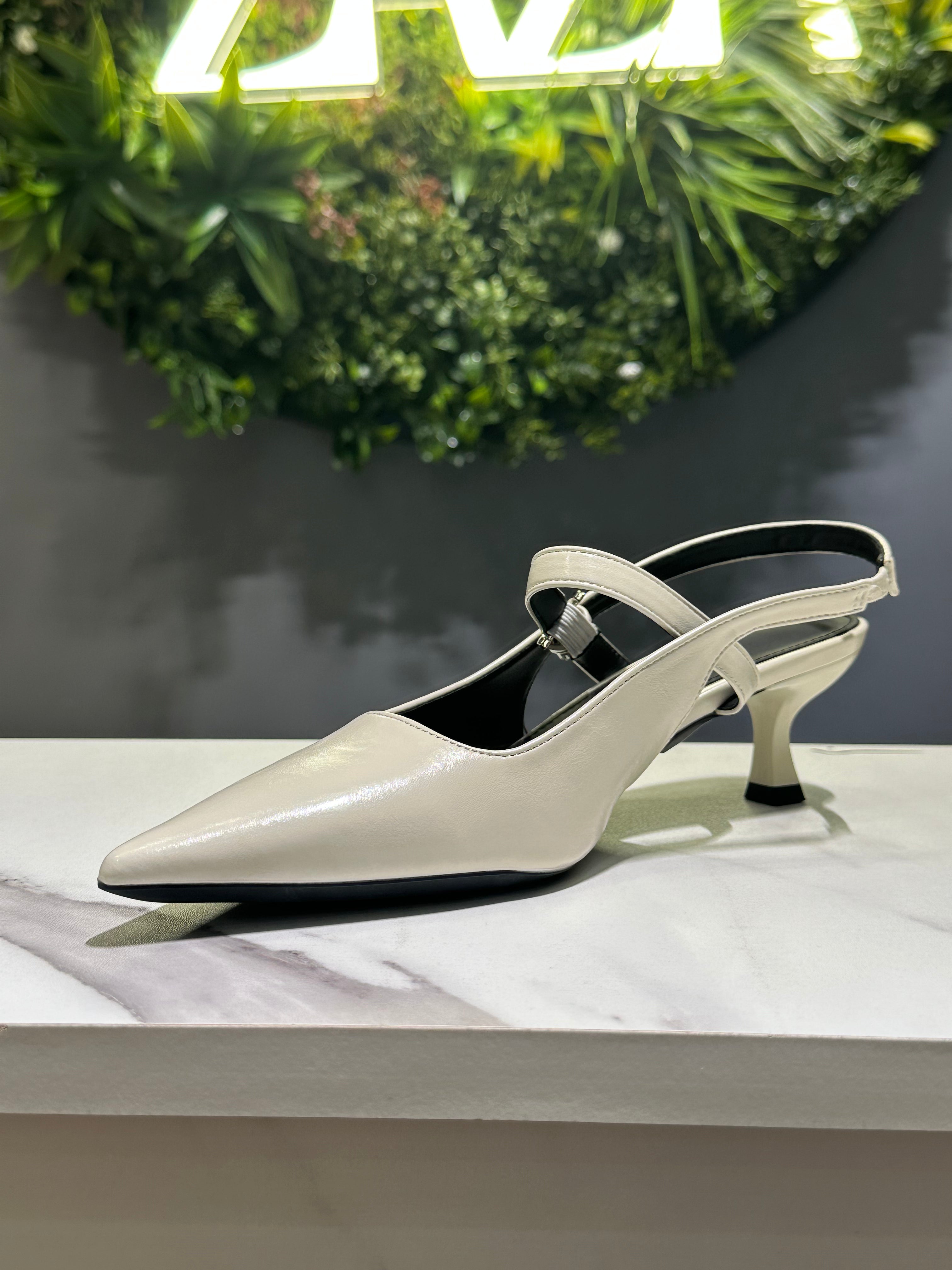 ZAZA Isabella – Double Strap Slingback Heels