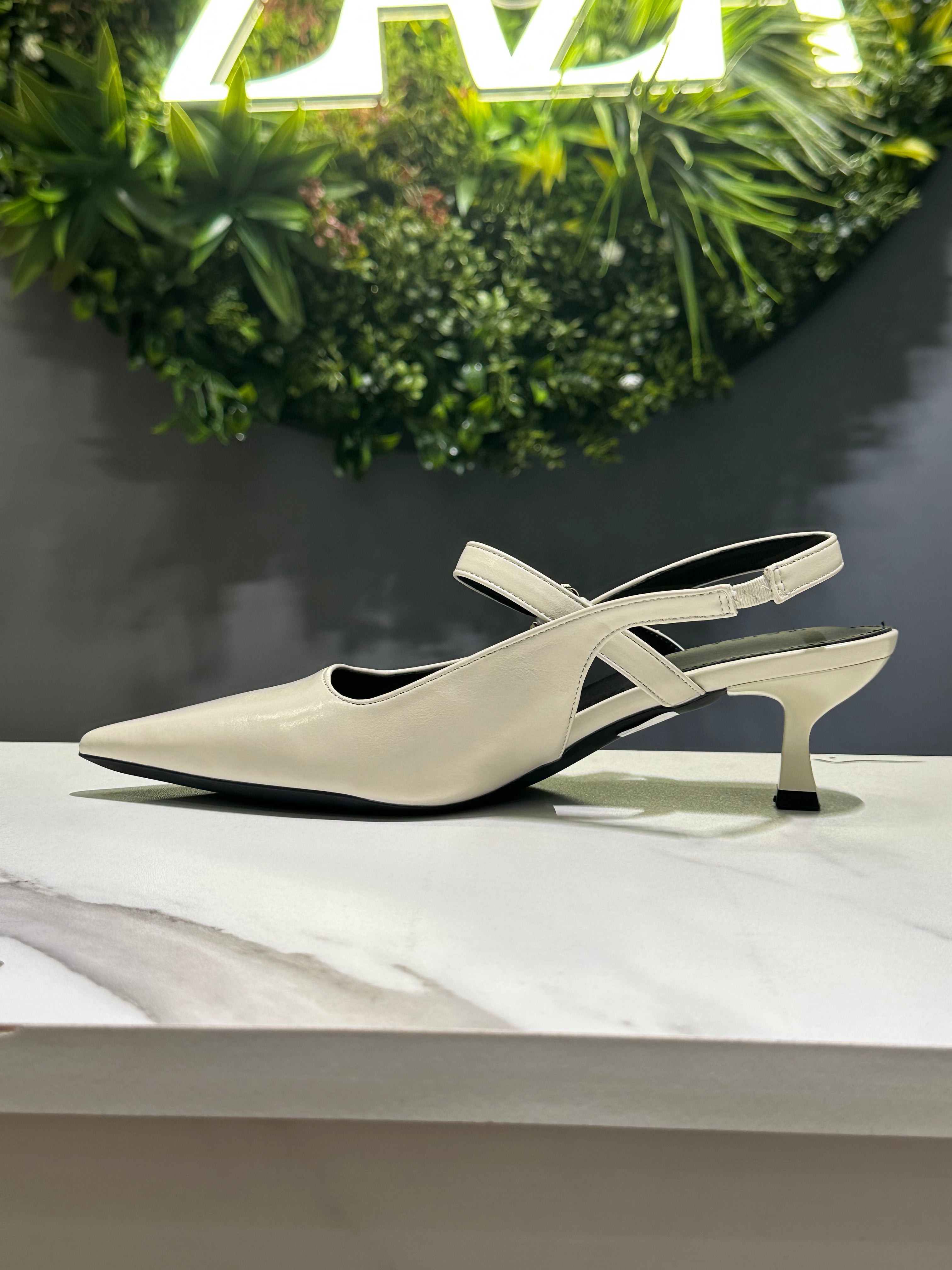 ZAZA Isabella – Double Strap Slingback Heels