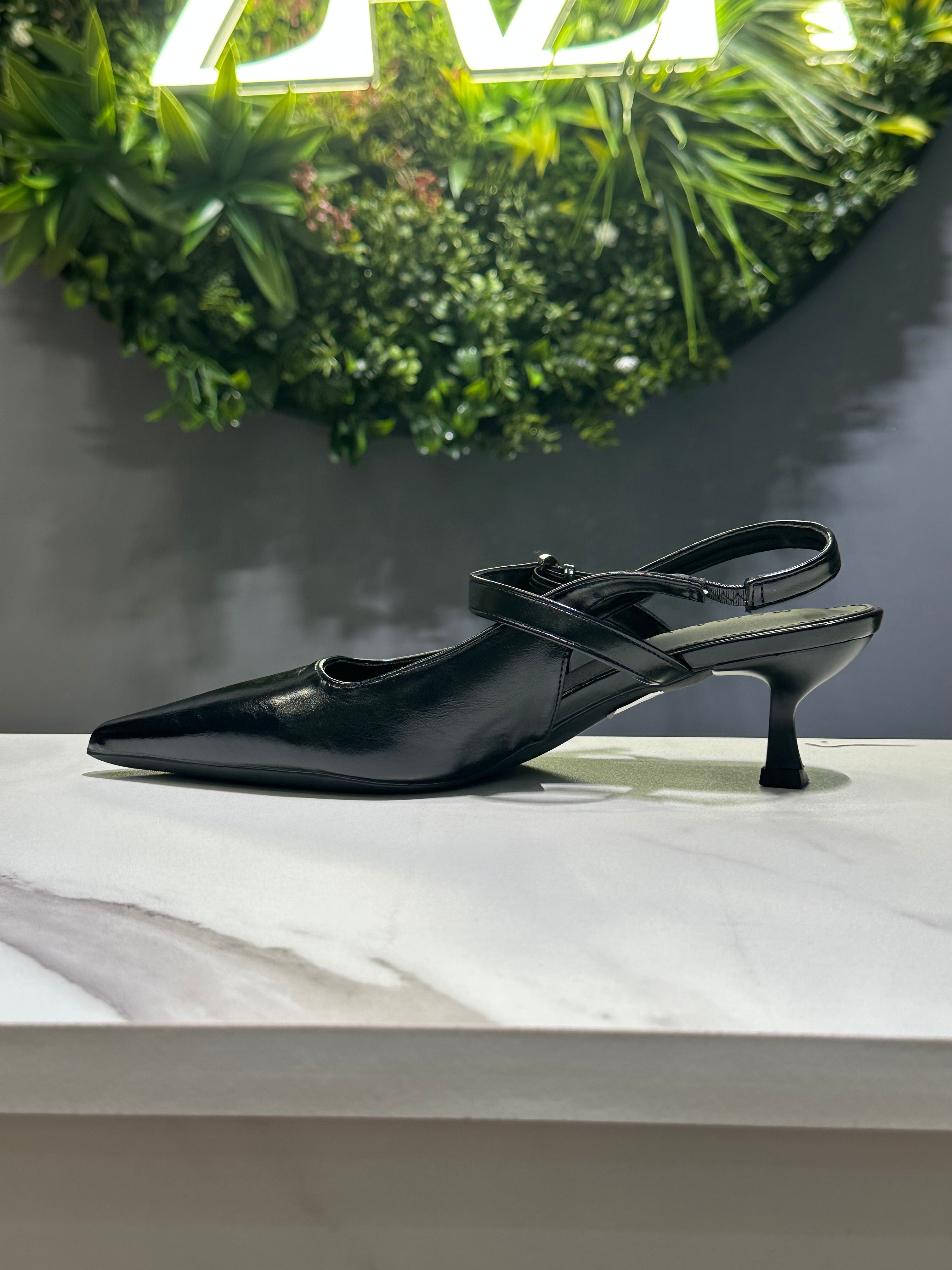 ZAZA Isabella – Double Strap Slingback Heels