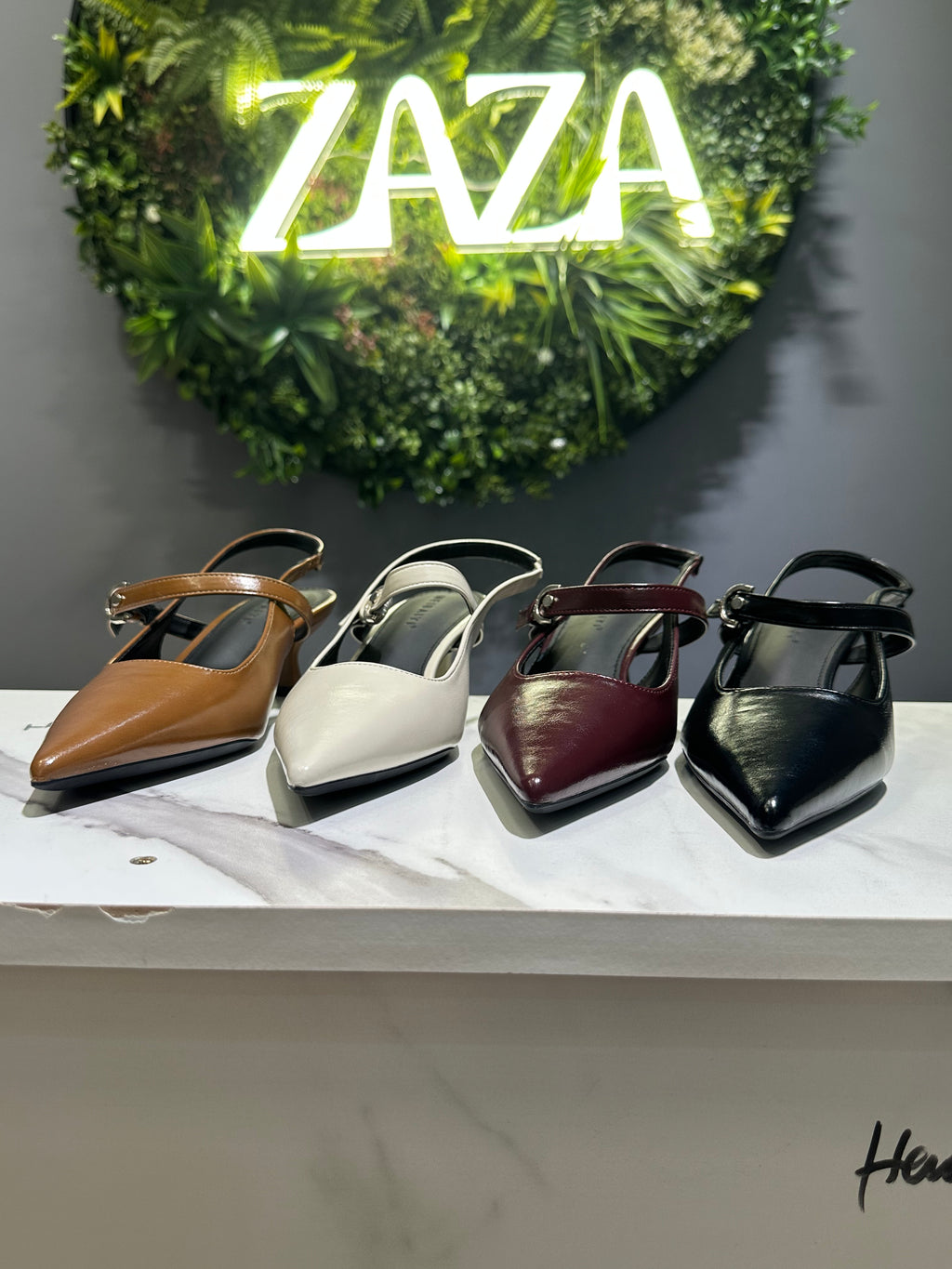 ZAZA Isabella – Double Strap Slingback Heels