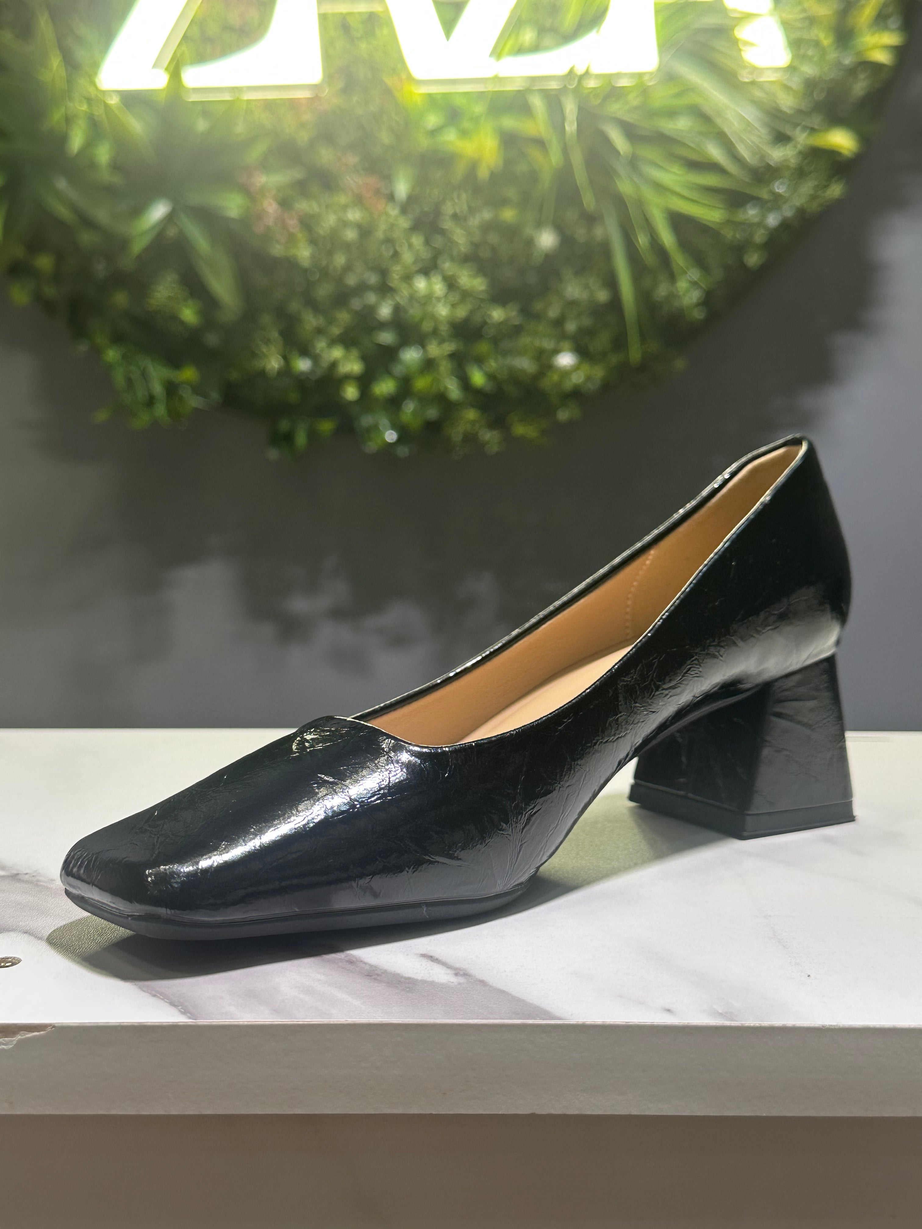 ZAZA Sophie – Classic Square Heel Pumps