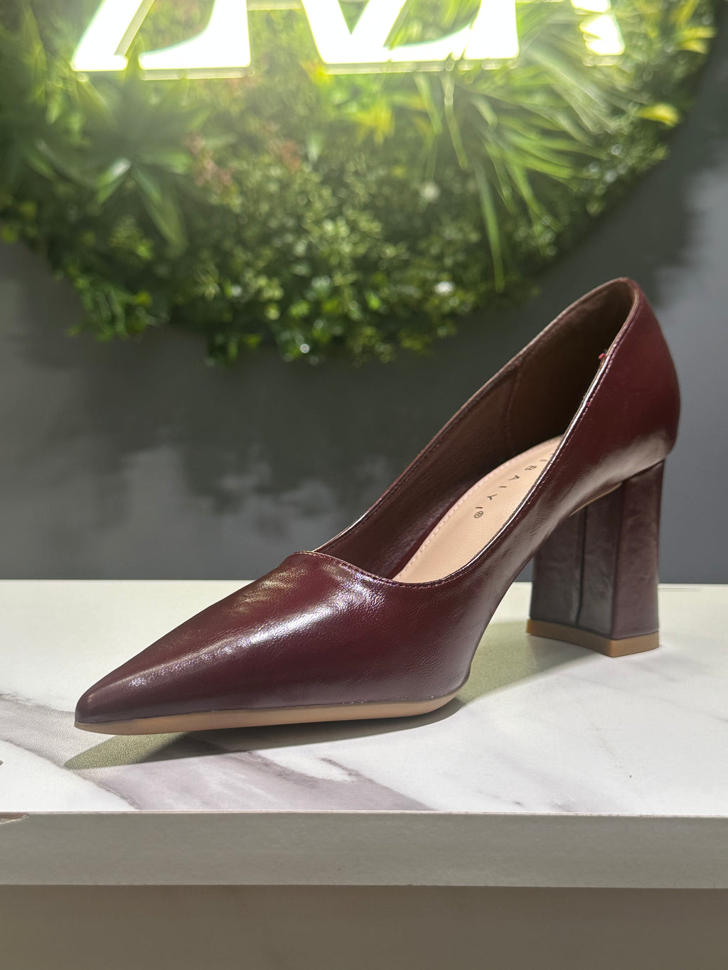 ZAZA Camilla – Structured Block Heel Pumps