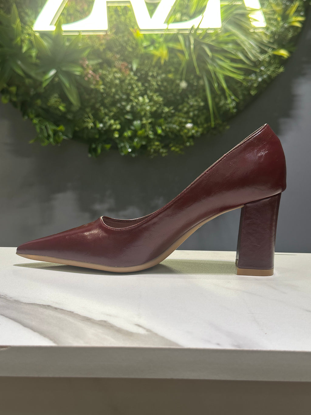 ZAZA Camilla – Structured Block Heel Pumps