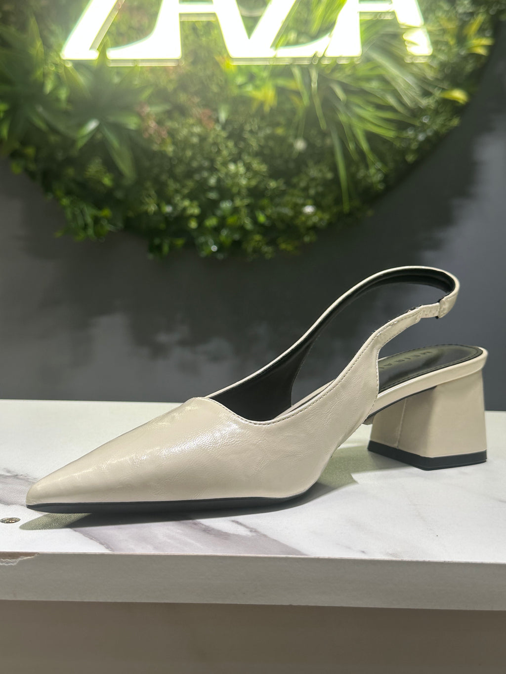 ZAZA Lucia – Elegant Slingback Block Heels