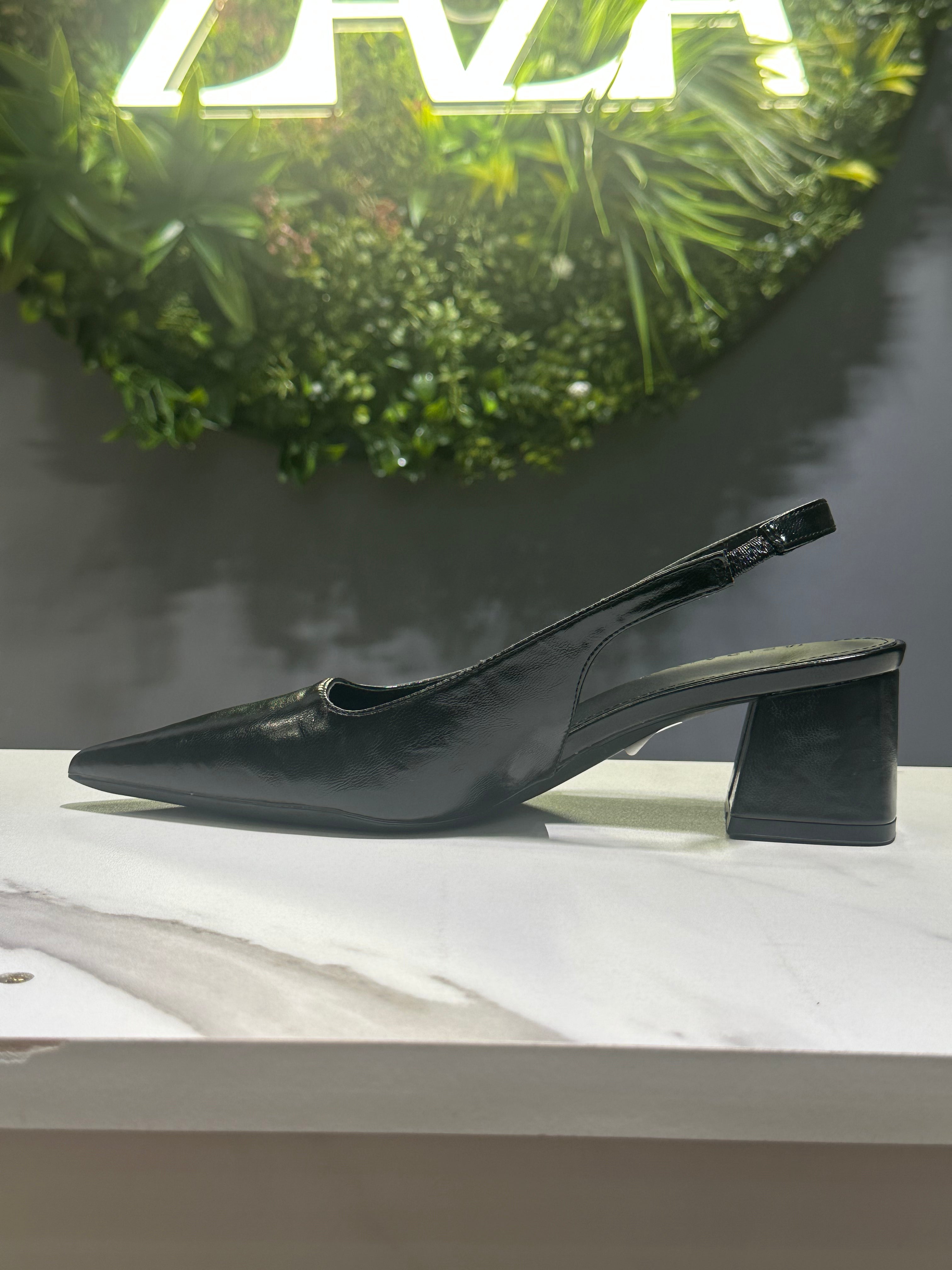 ZAZA Lucia – Elegant Slingback Block Heels