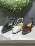 ZAZA Elise – Elegant Slingback Low Heels