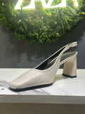 ZAZA Aurelia – Textured Slingback Block Heels
