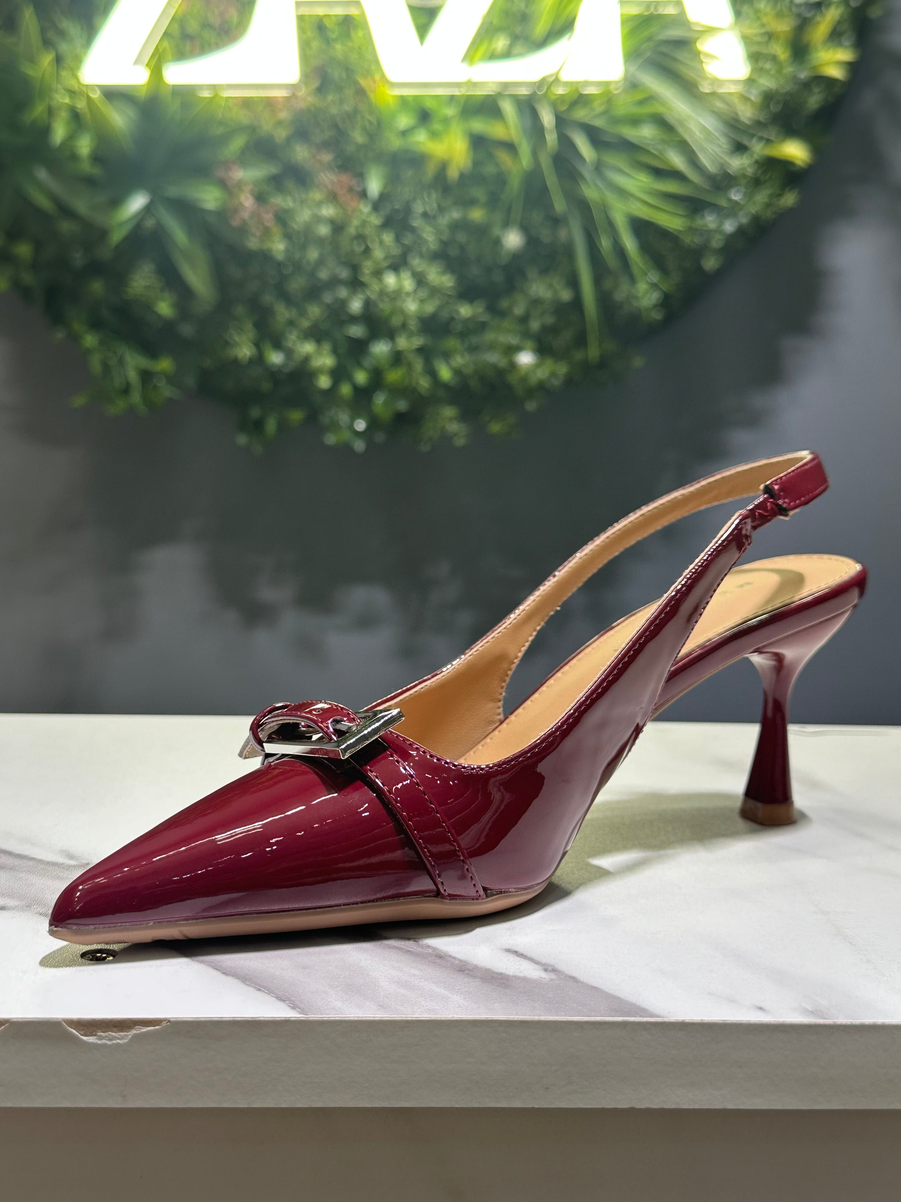 ZAZA Vivienne – Buckle Detail Slingback Heels