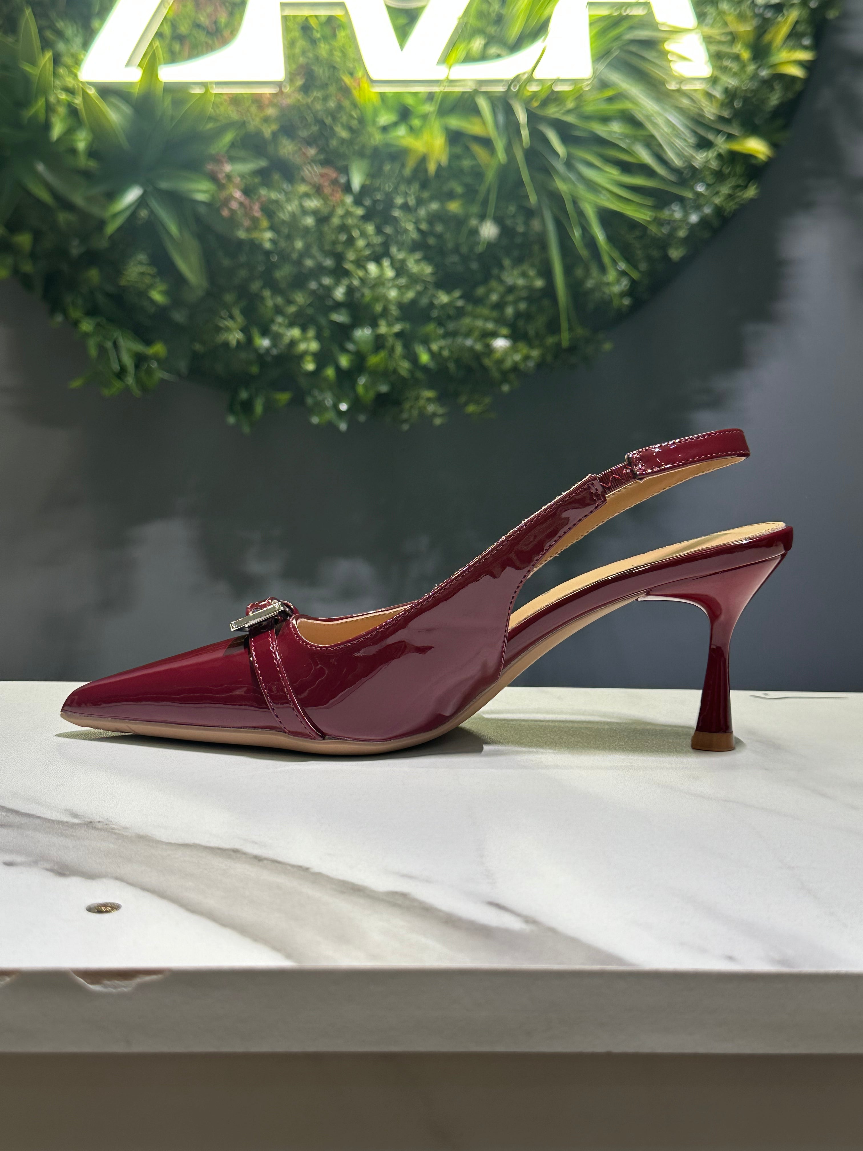 ZAZA Vivienne – Buckle Detail Slingback Heels