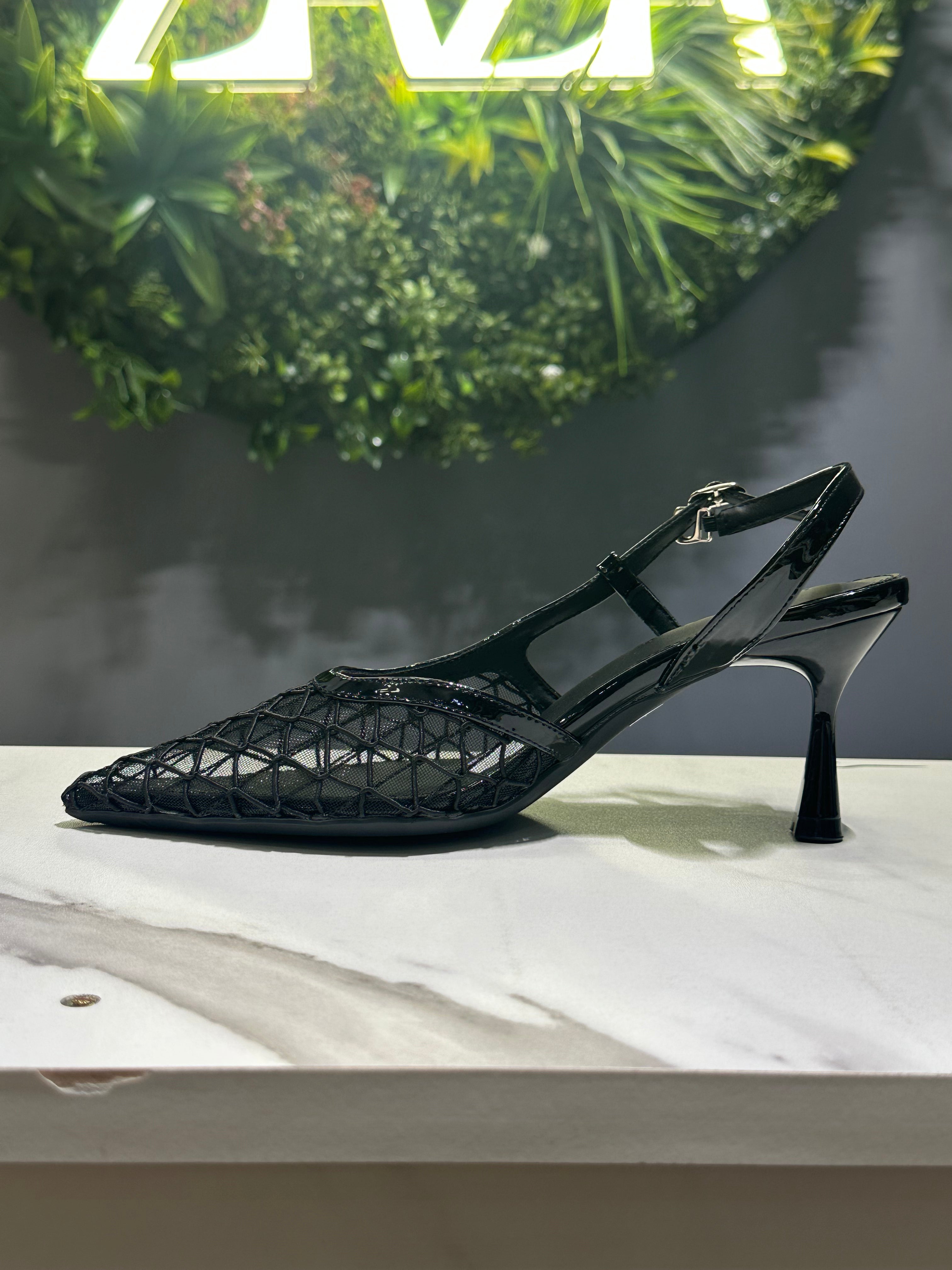 ZAZA Elara – Mesh Slingback Heels