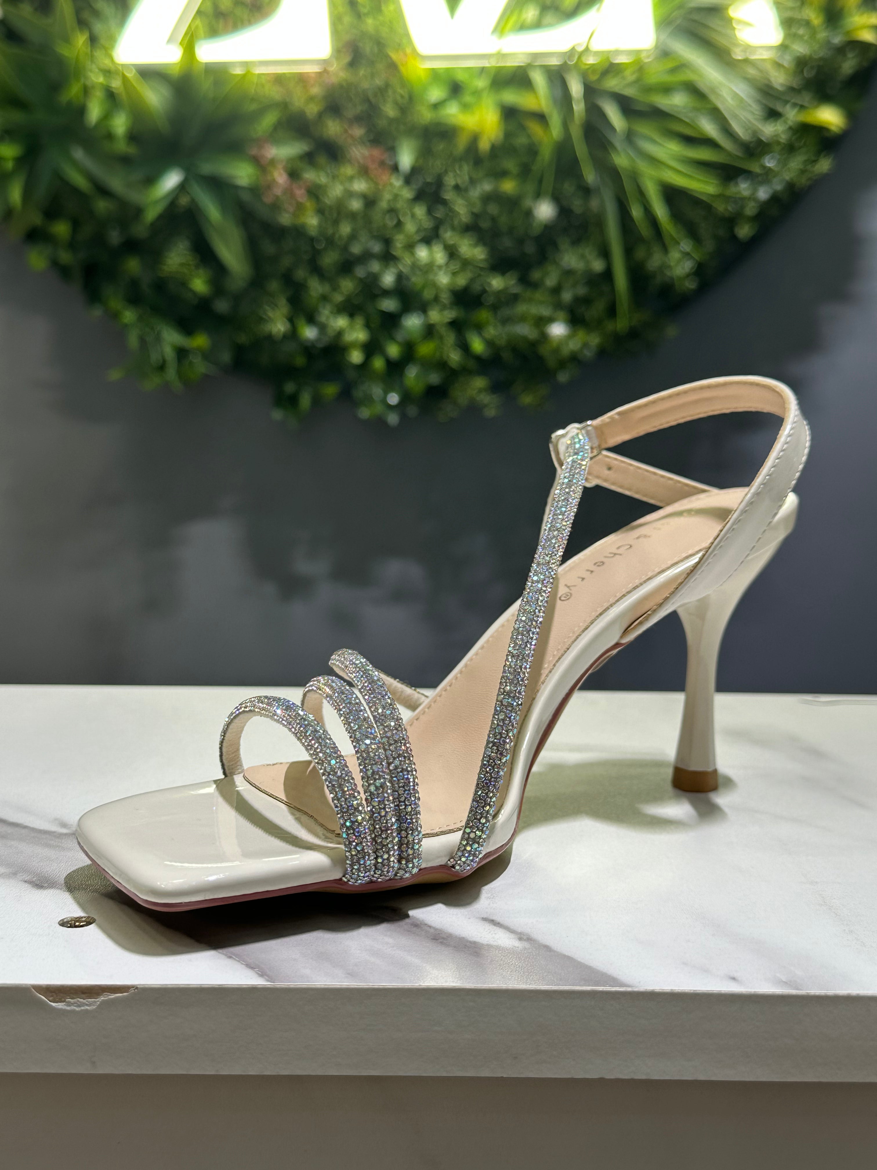 ZAZA Aurora – Crystal Strap Evening Heels