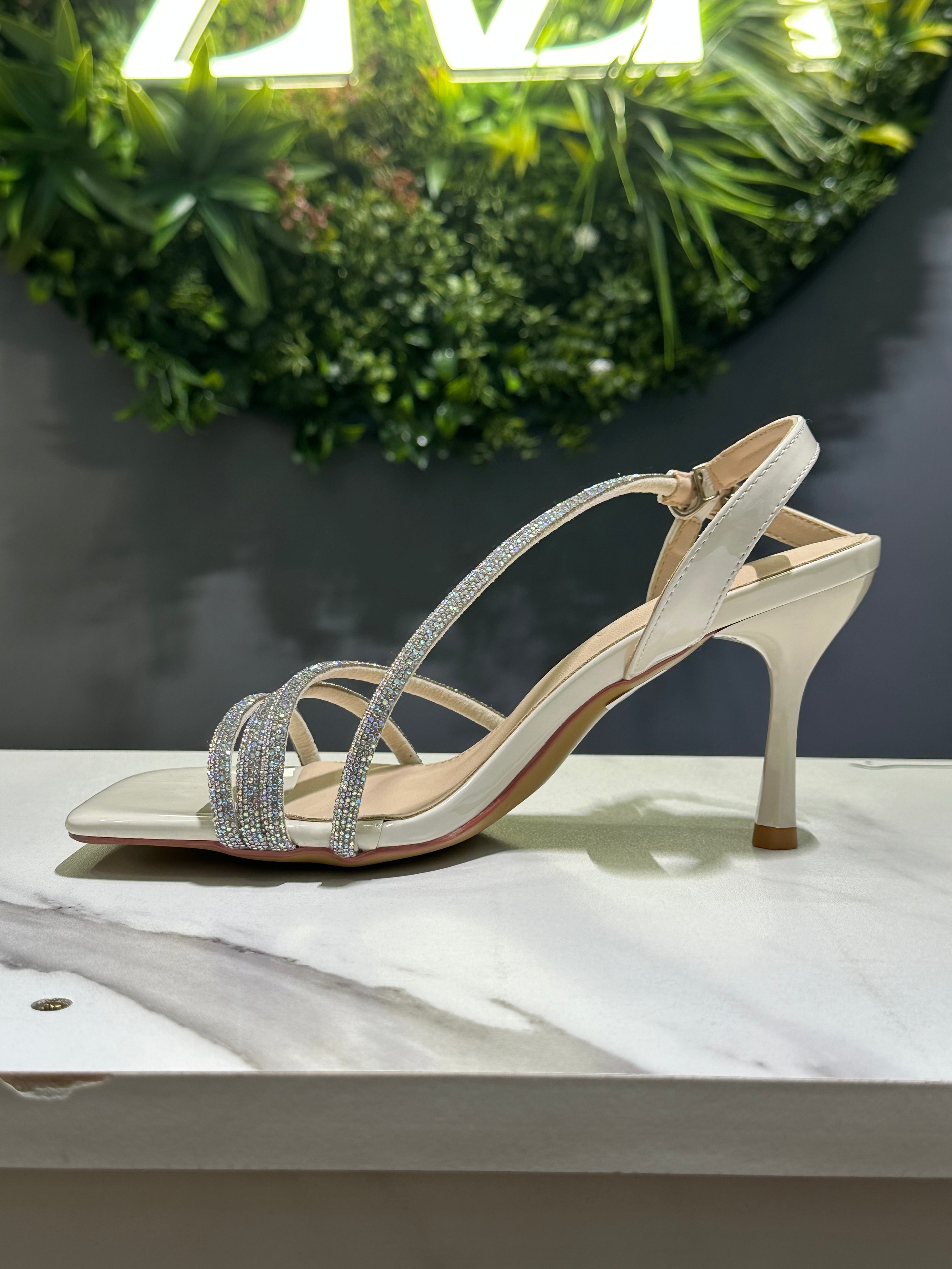 ZAZA Aurora – Crystal Strap Evening Heels