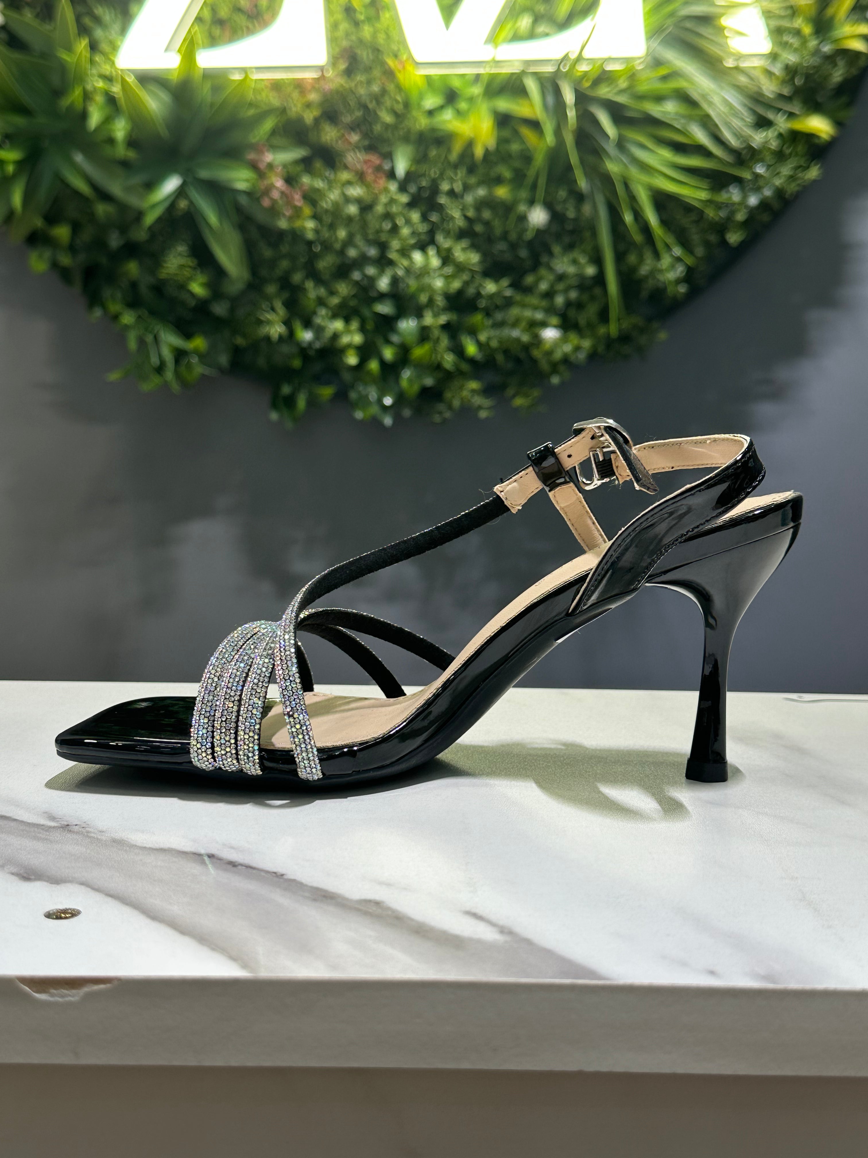 ZAZA Aurora – Crystal Strap Evening Heels
