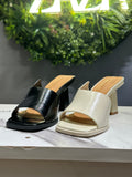 ZAZA Kaia – Modern Block Heel Mules
