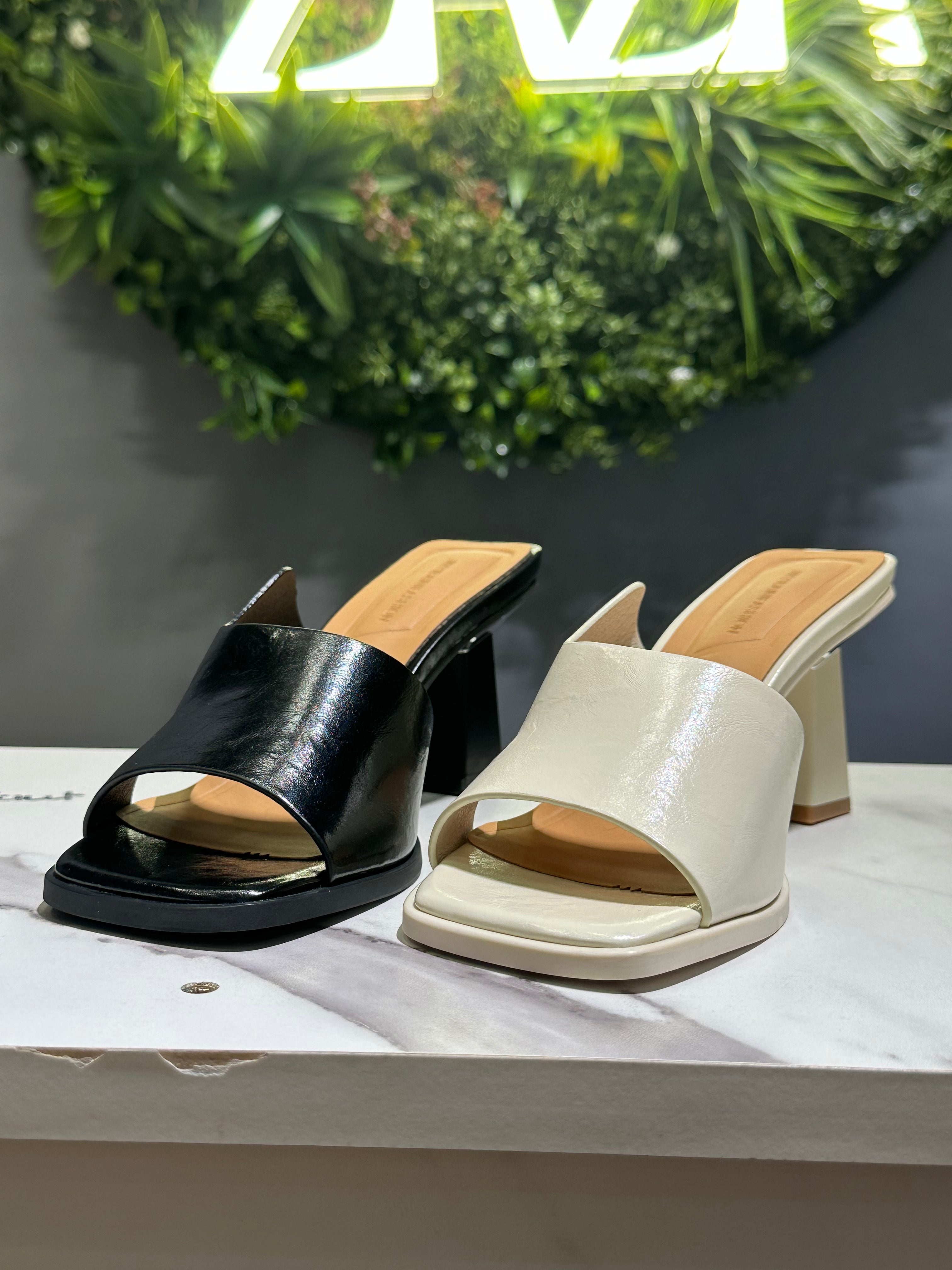 ZAZA Kaia – Modern Block Heel Mules
