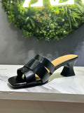 ZAZA Nova – Sculpted Block Heel Mules