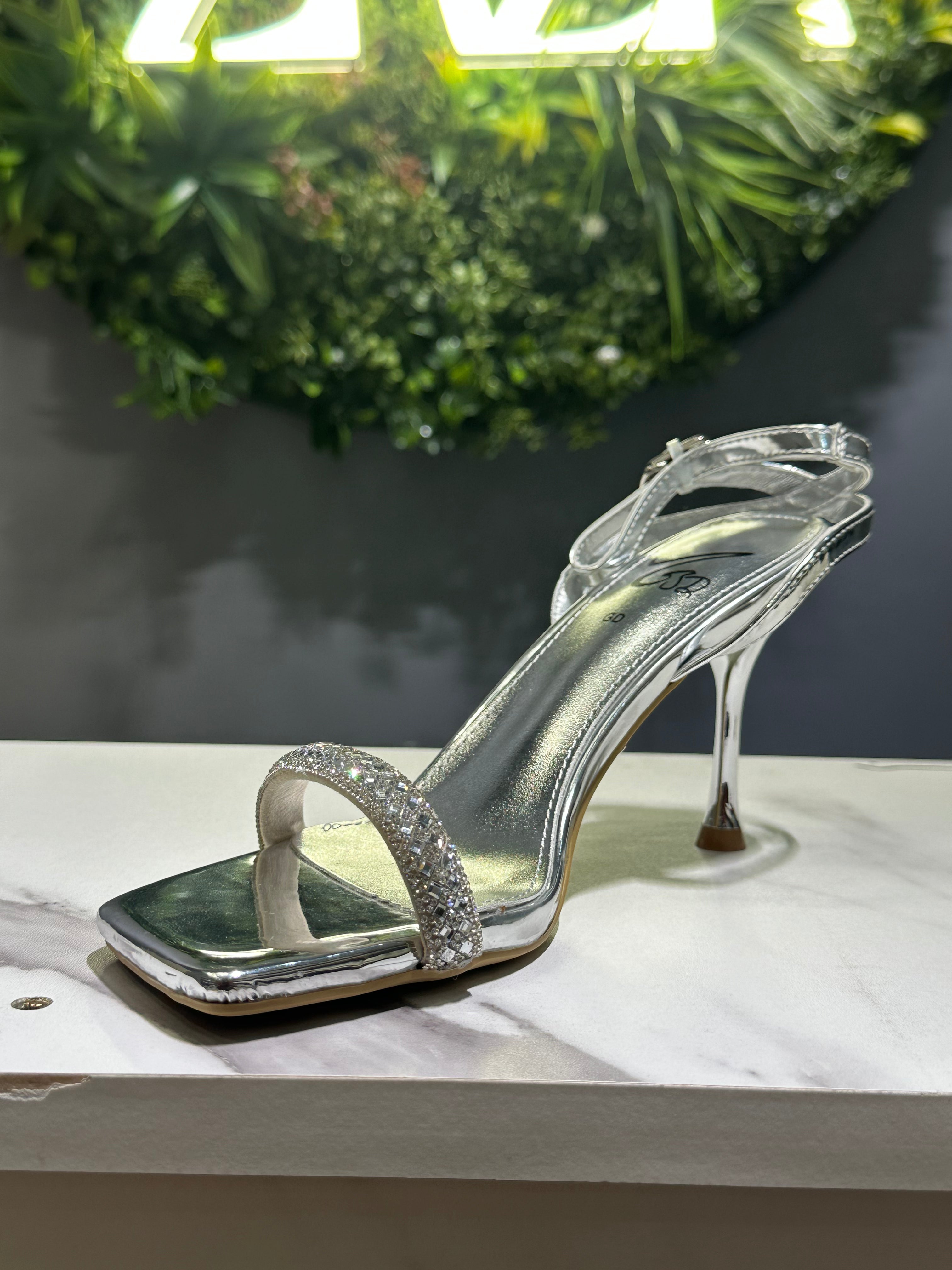 ZAZA Celina – Crystal Strap Evening Heels