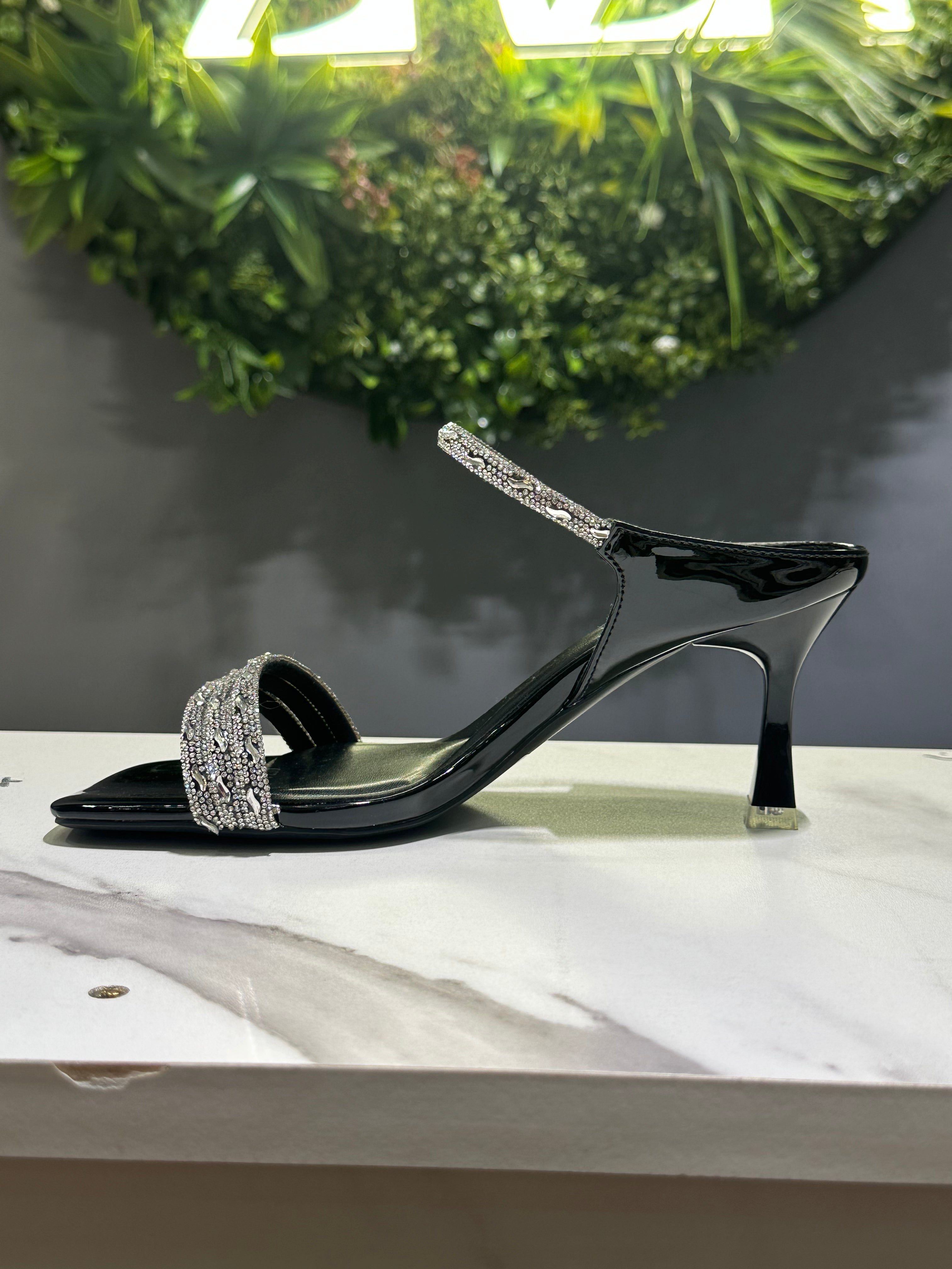 ZAZA Evangeline – Crystal Band Evening Heels