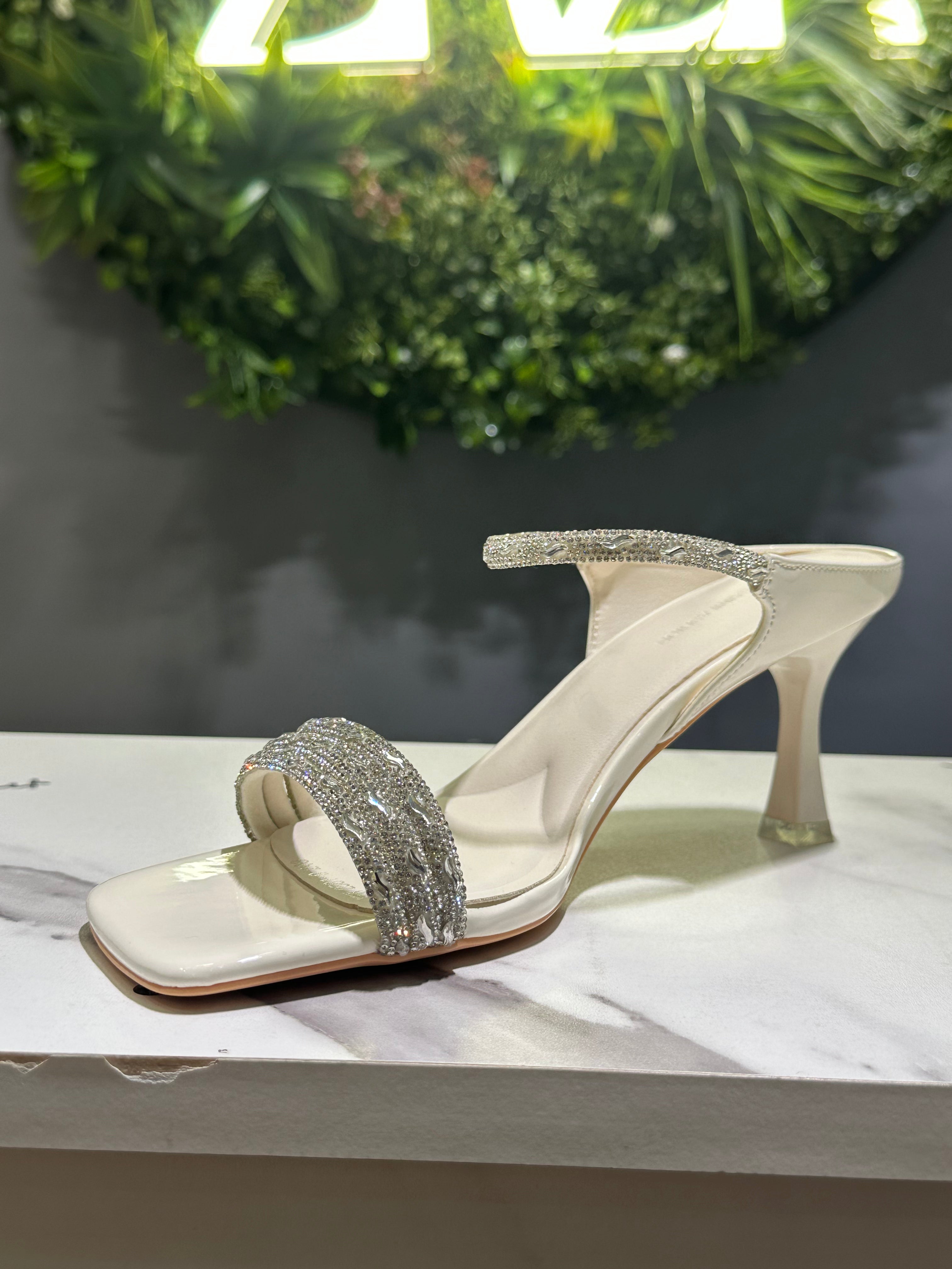 ZAZA Evangeline – Crystal Band Evening Heels