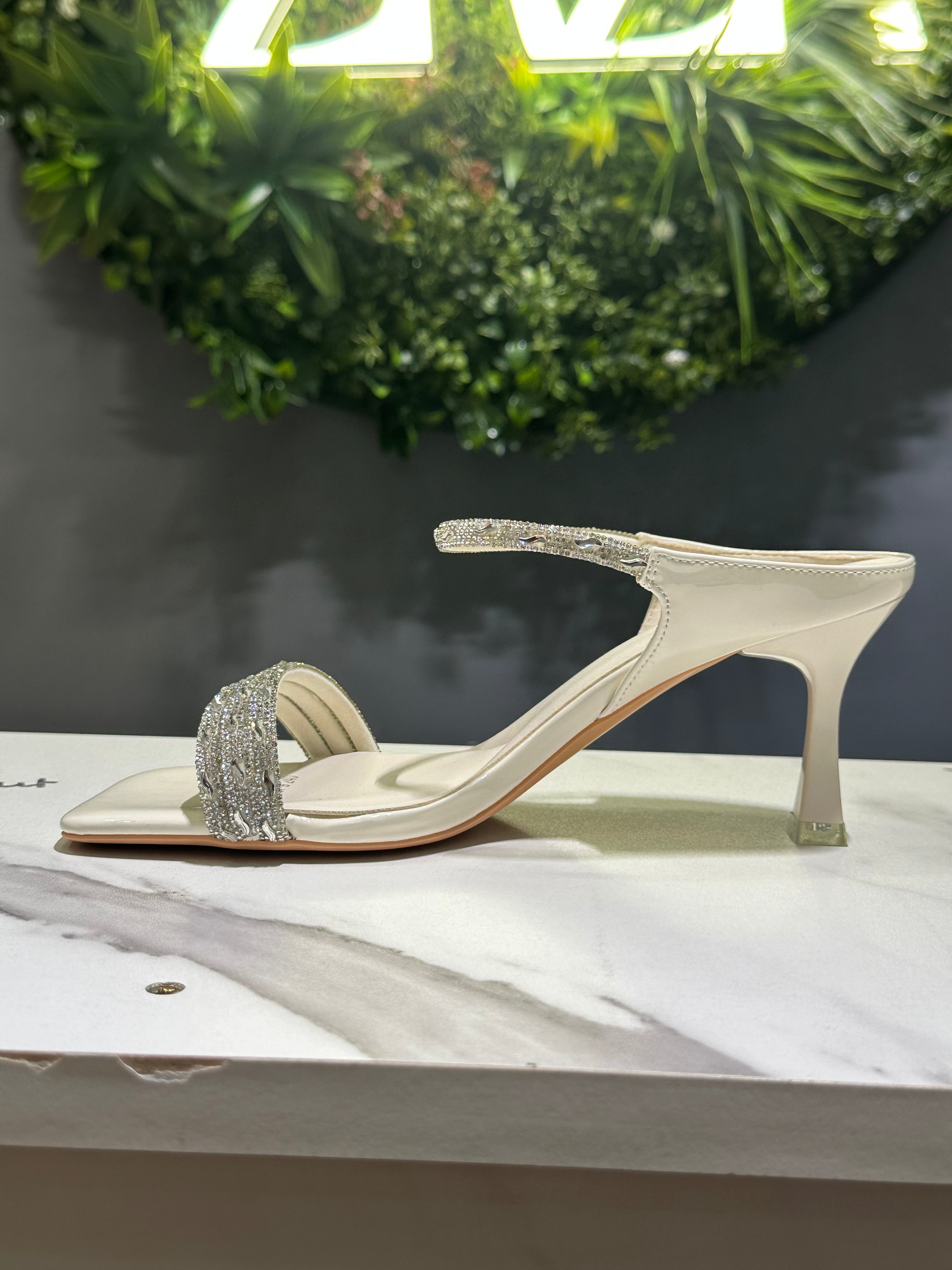 ZAZA Evangeline – Crystal Band Evening Heels