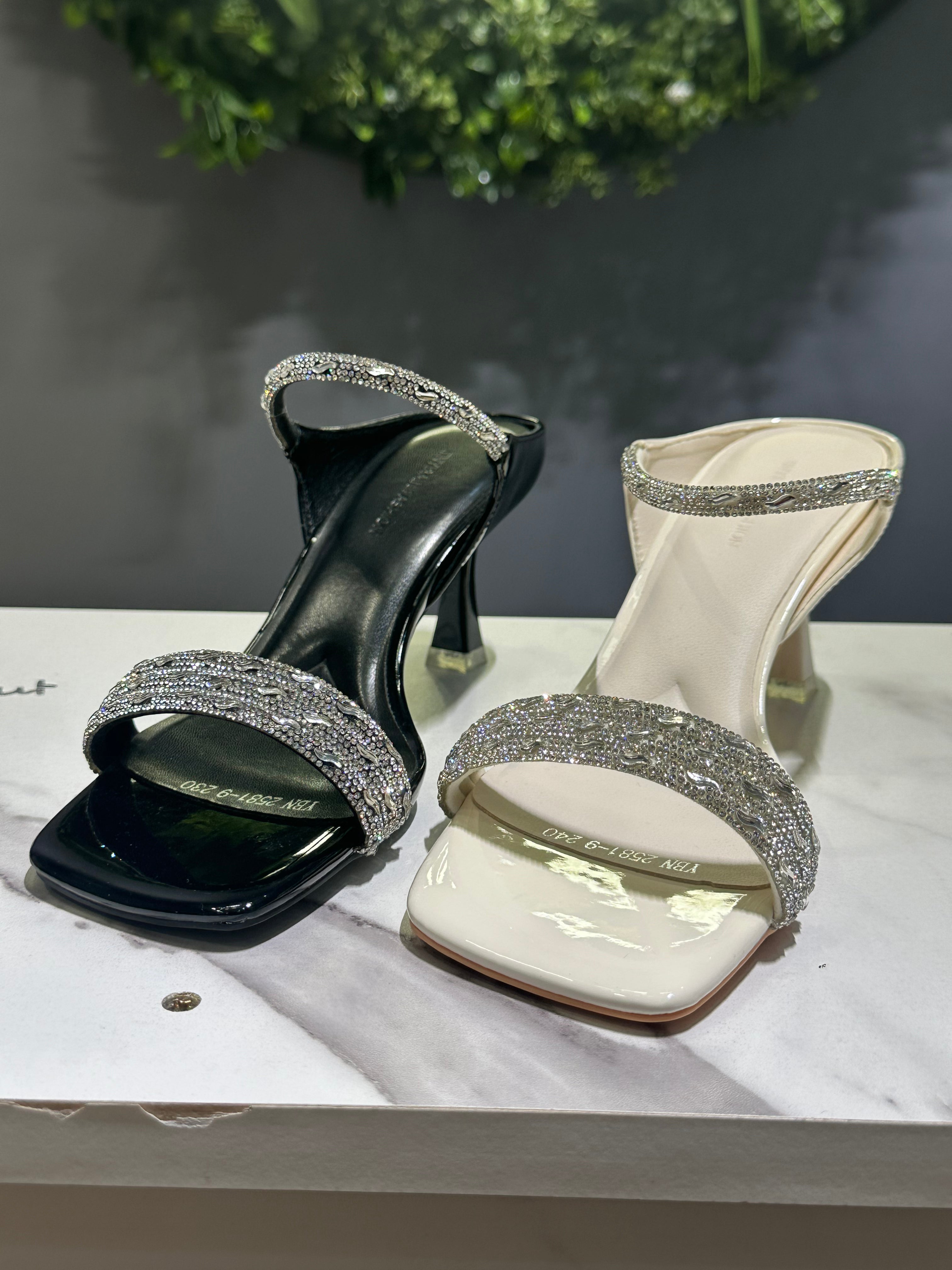 ZAZA Evangeline – Crystal Band Evening Heels
