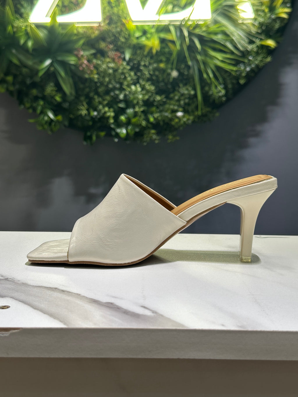 ZAZA Noa – Minimal Block Heel Mules