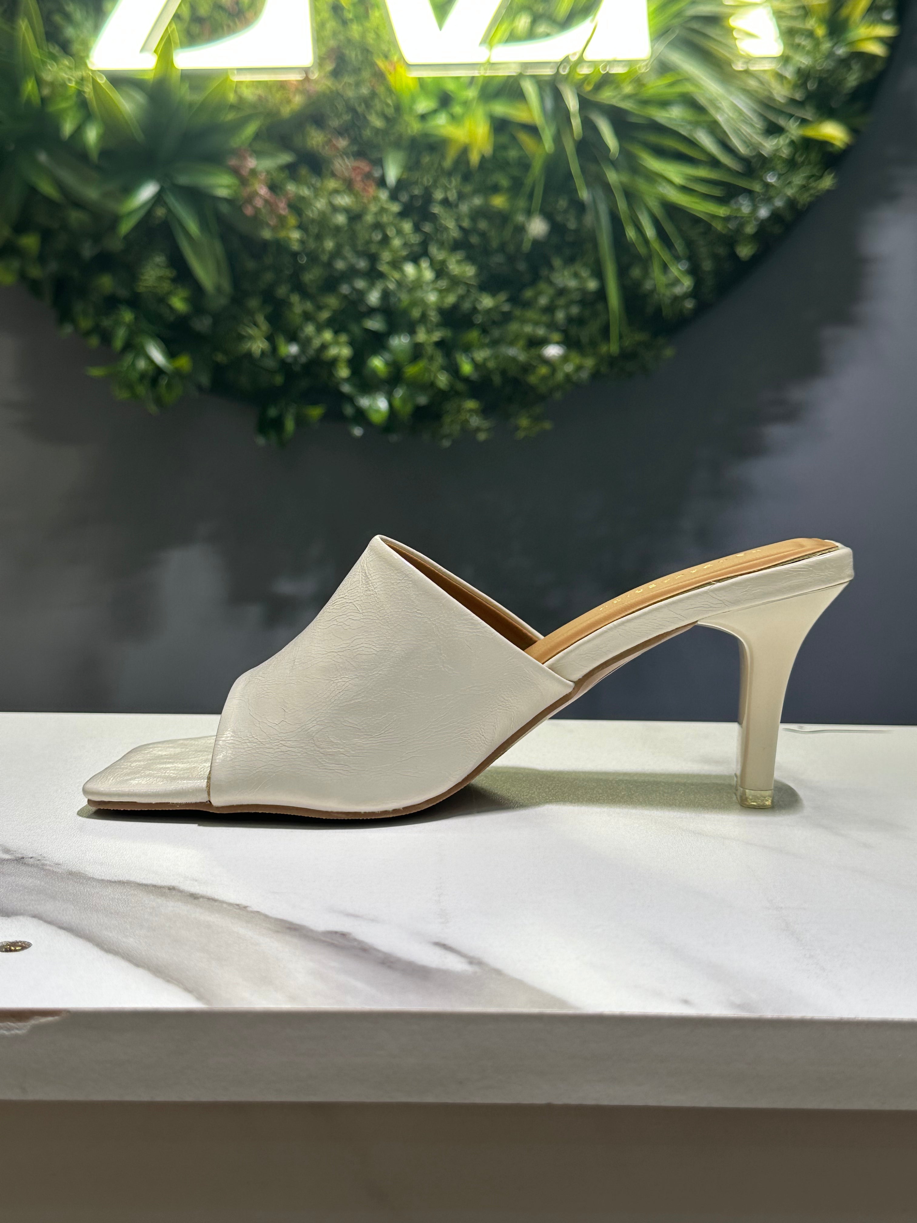 ZAZA Noa – Minimal Block Heel Mules