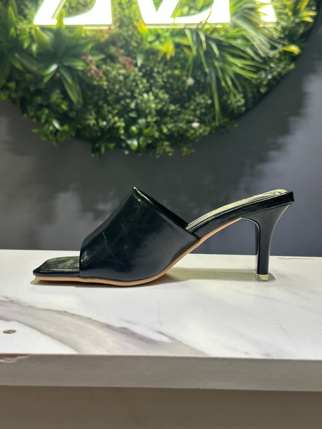 ZAZA Noa – Minimal Block Heel Mules