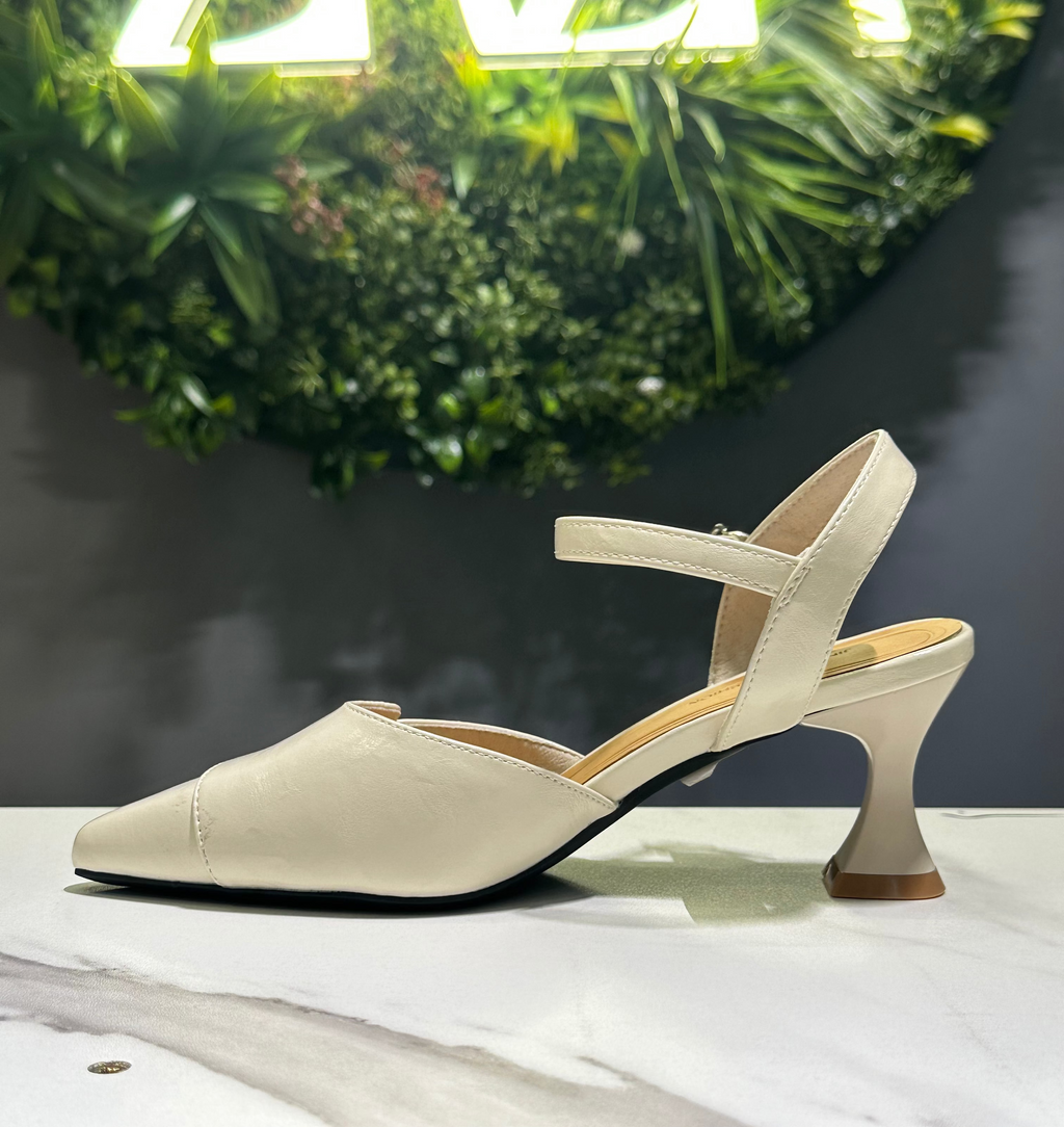 ZAZA Mireille – Double Strap Slingback Heels