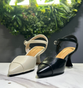 ZAZA Mireille – Double Strap Slingback Heels