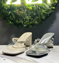 ZAZA Elowen – Crystal Strap Block Heel Mules
