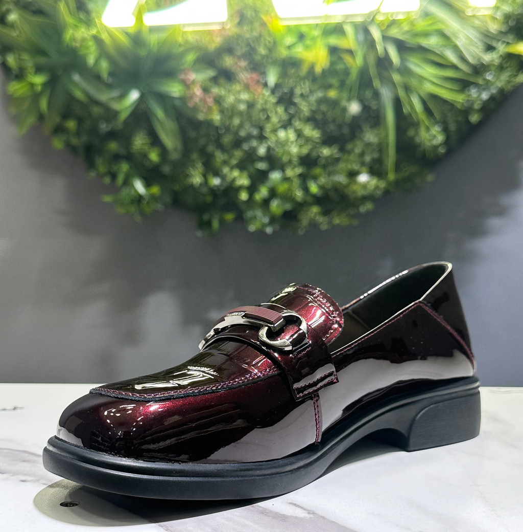 ZAZA Arden – Glossy Platform Loafers