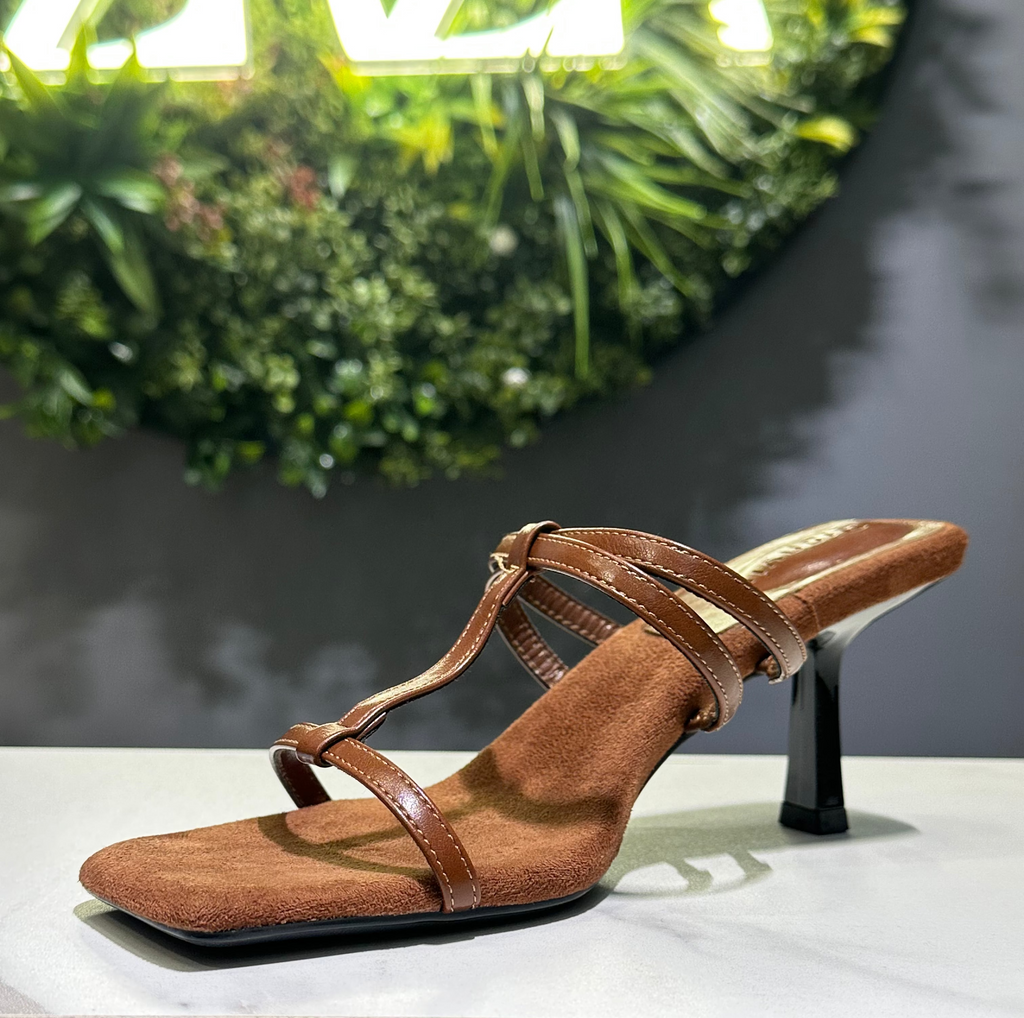 ZAZA Elira – Slim Strap Mule Heels