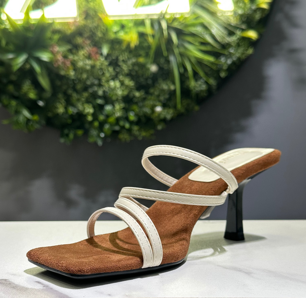 ZAZA Liora – Minimal Strap Mule Heels