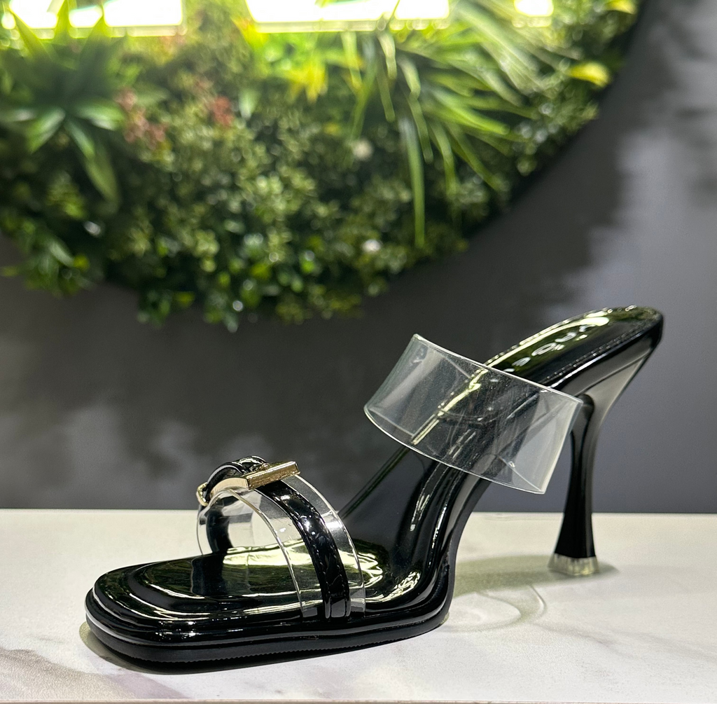 ZAZA Nova – Clear Strap Statement Heels