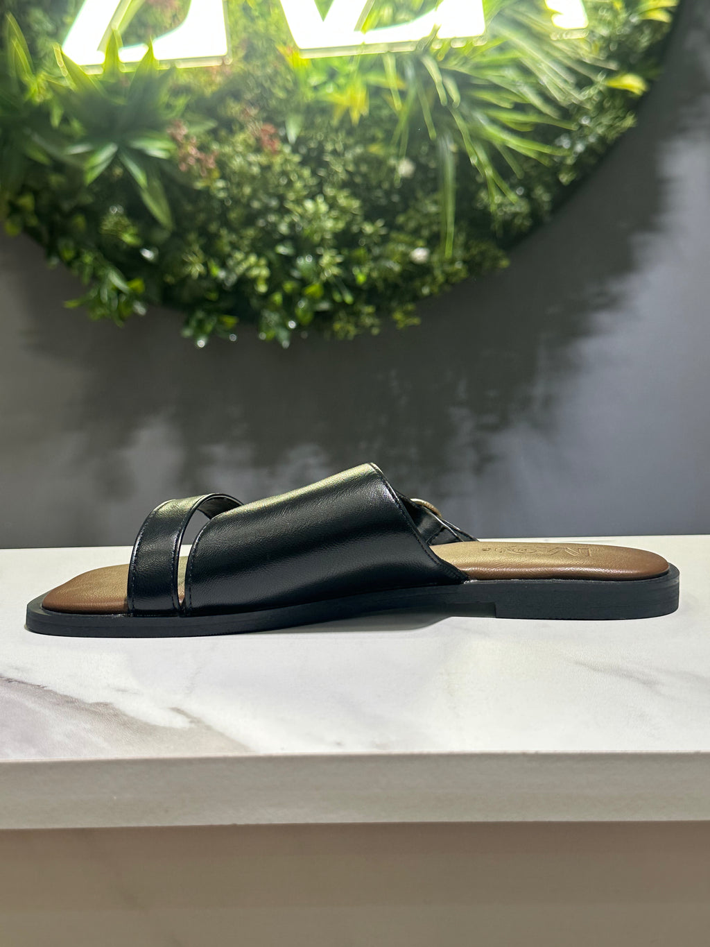 ZAZA Naya Minimal Leather Slide