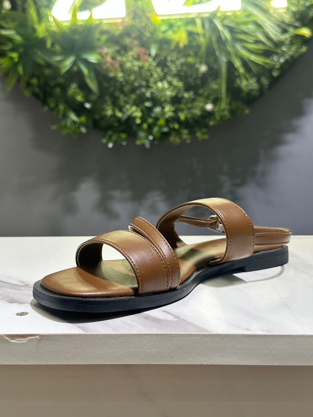 ZAZA Isla – Elegant Dual Strap Flat Sandals