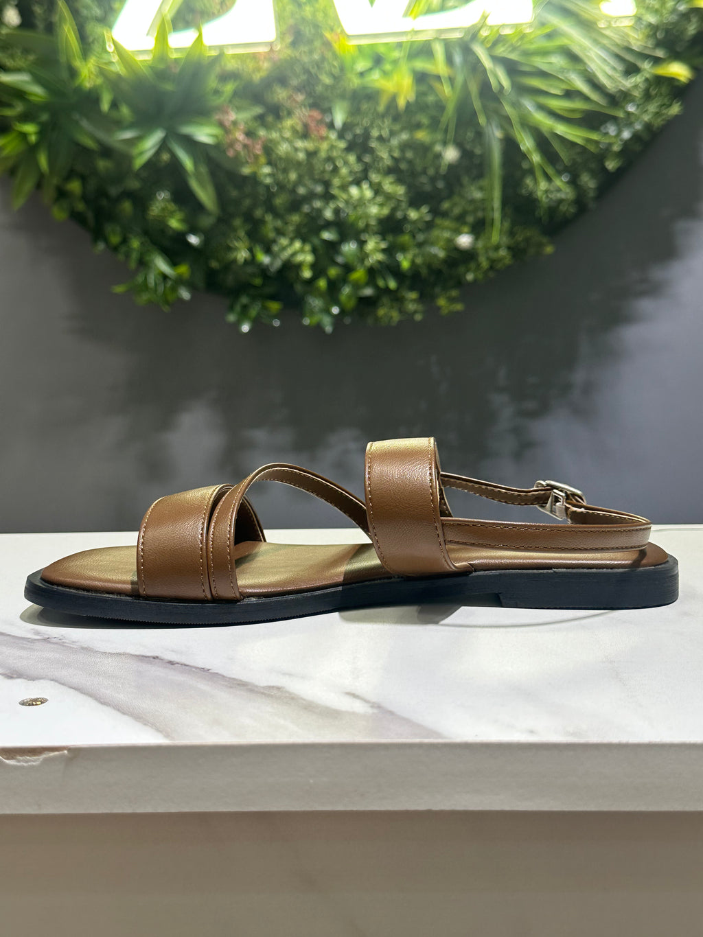 ZAZA Isla – Elegant Dual Strap Flat Sandals