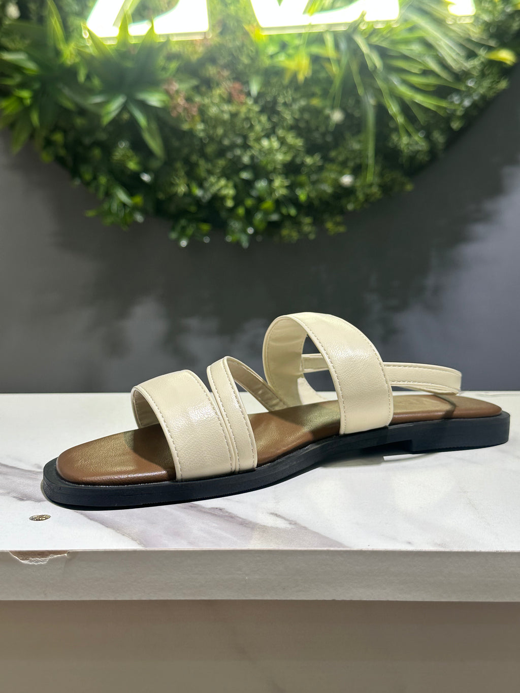 ZAZA Isla – Elegant Dual Strap Flat Sandals