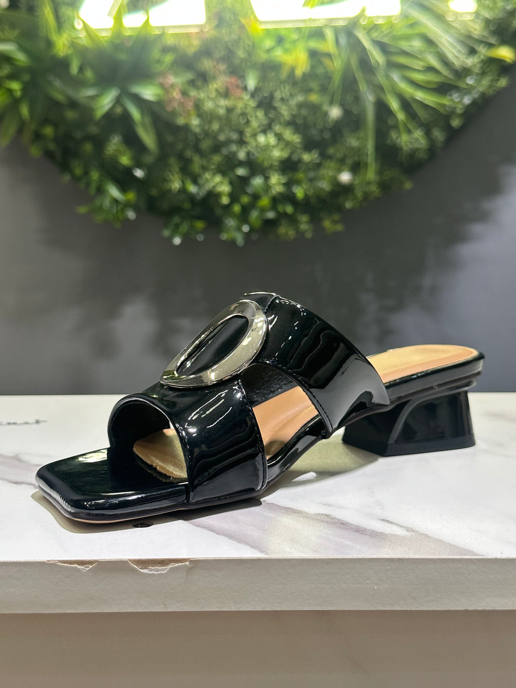 ZAZA Alessia – Statement Buckle Heel Sandals