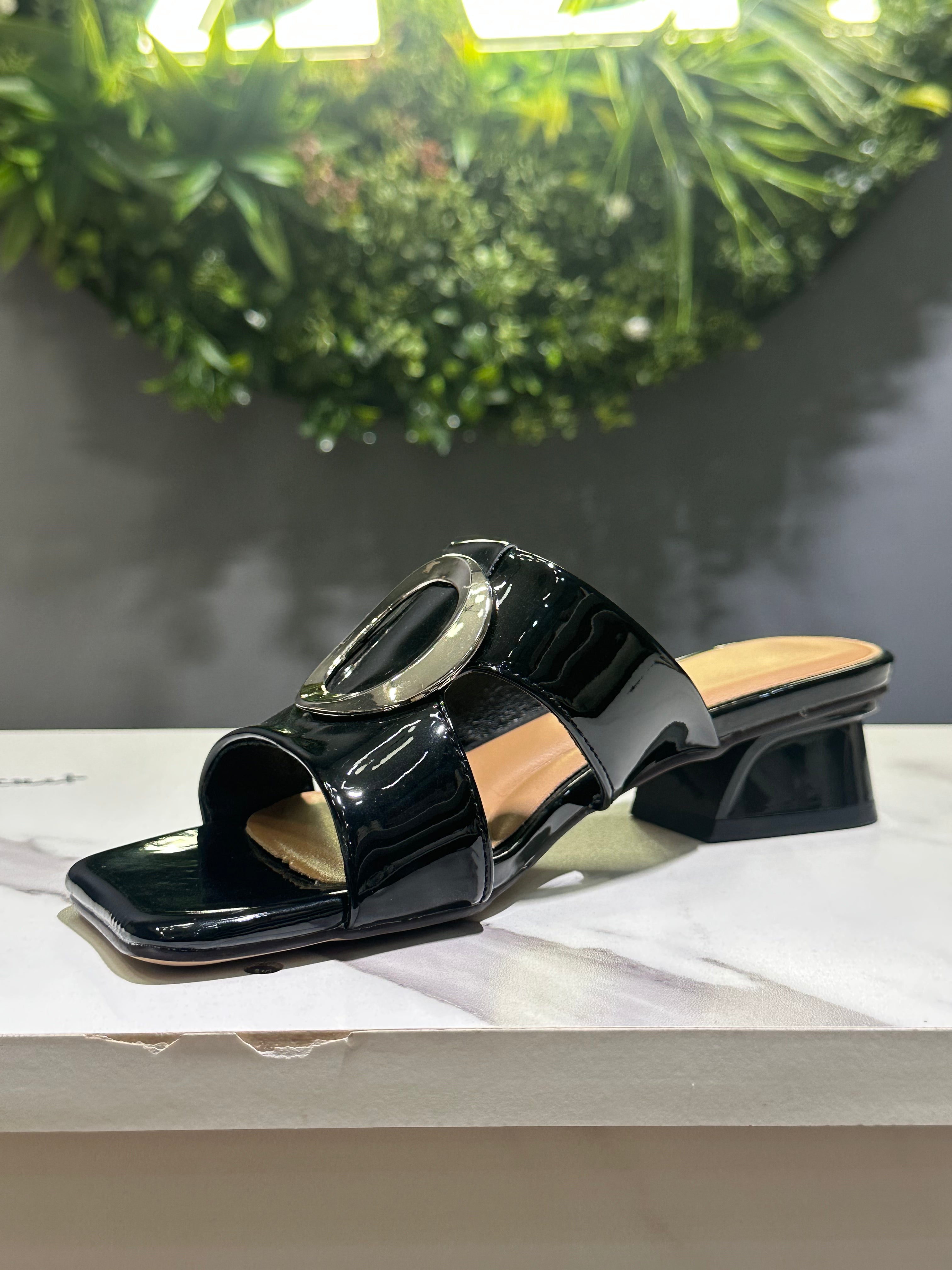 ZAZA Alessia – Statement Buckle Heel Sandals