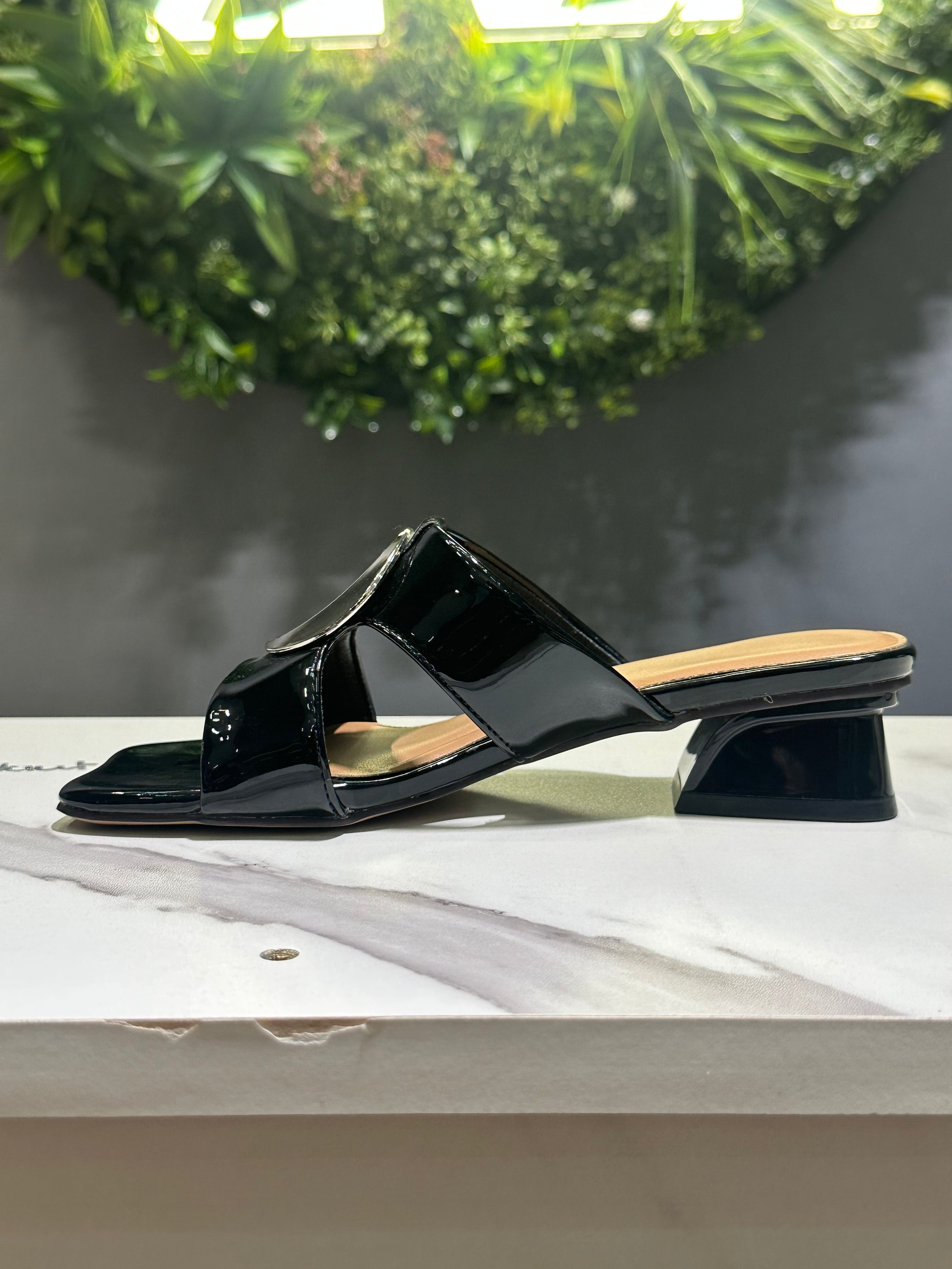 ZAZA Alessia – Statement Buckle Heel Sandals